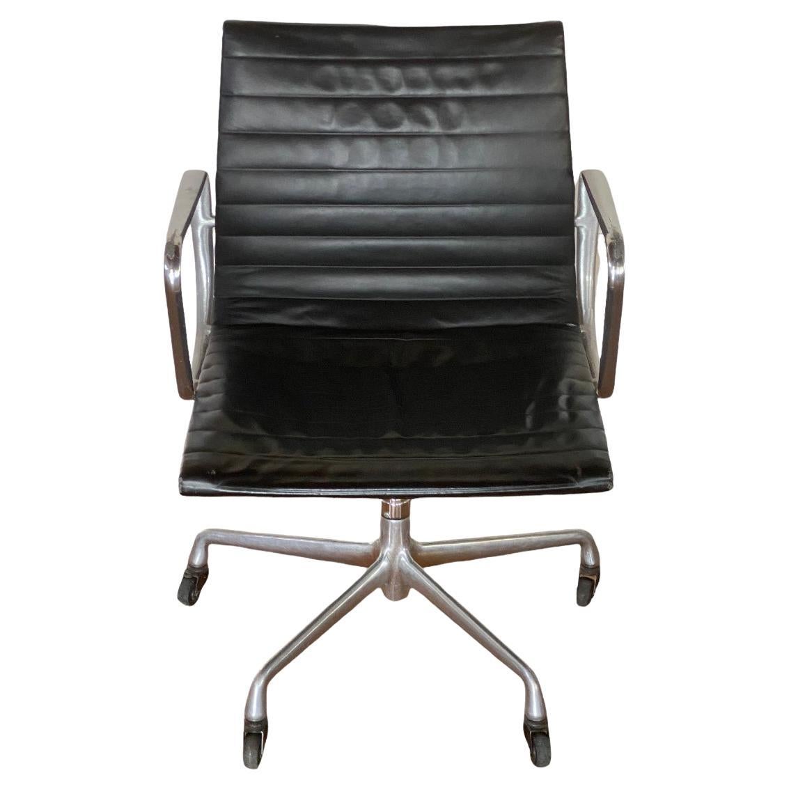 Modernist Eames Style Leather Desk Chair at 1stDibs eames style