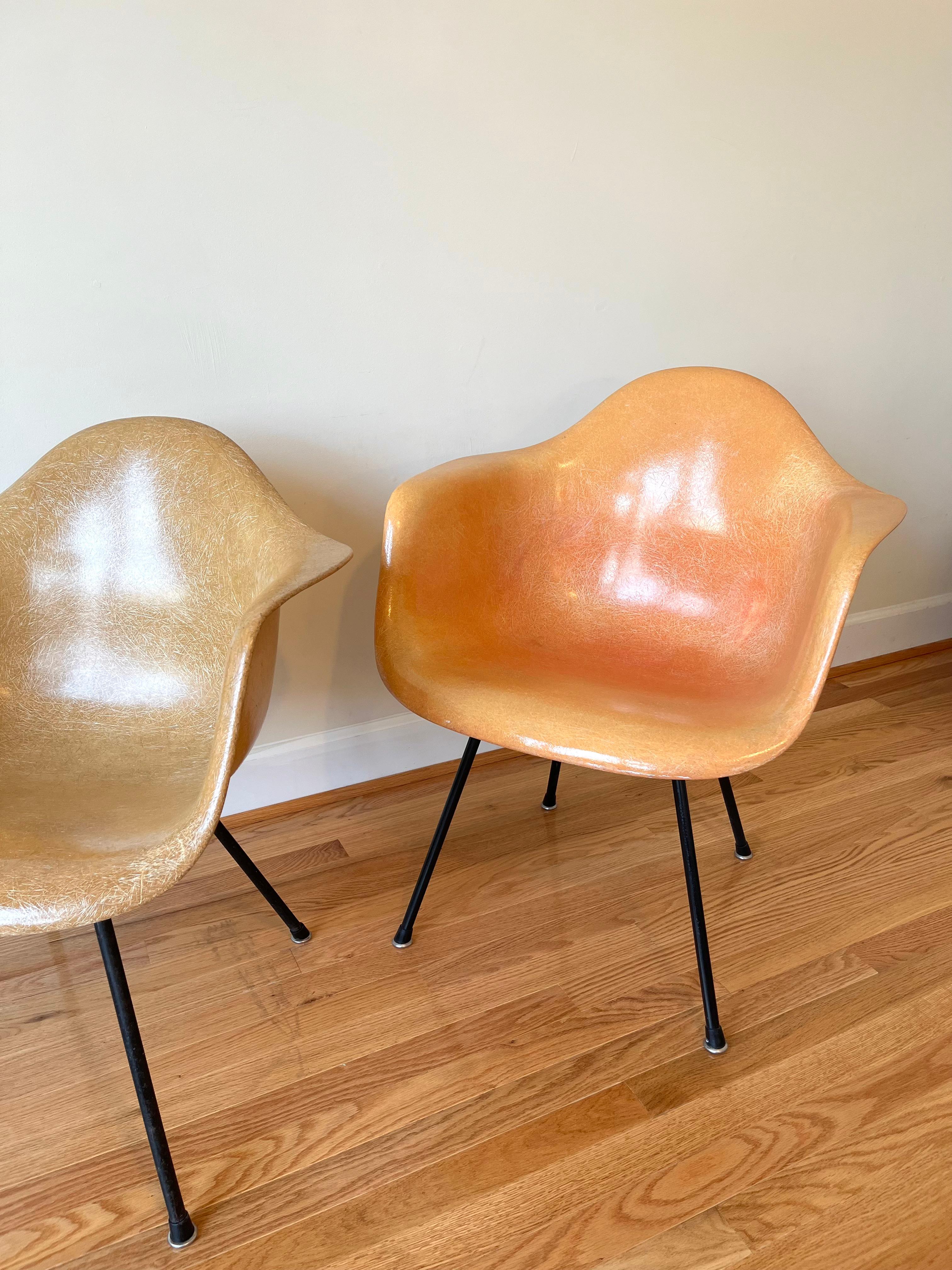 Eames Max Armchair by Charles and Ray Eames for Herman Miller 'Red Orange'' 1