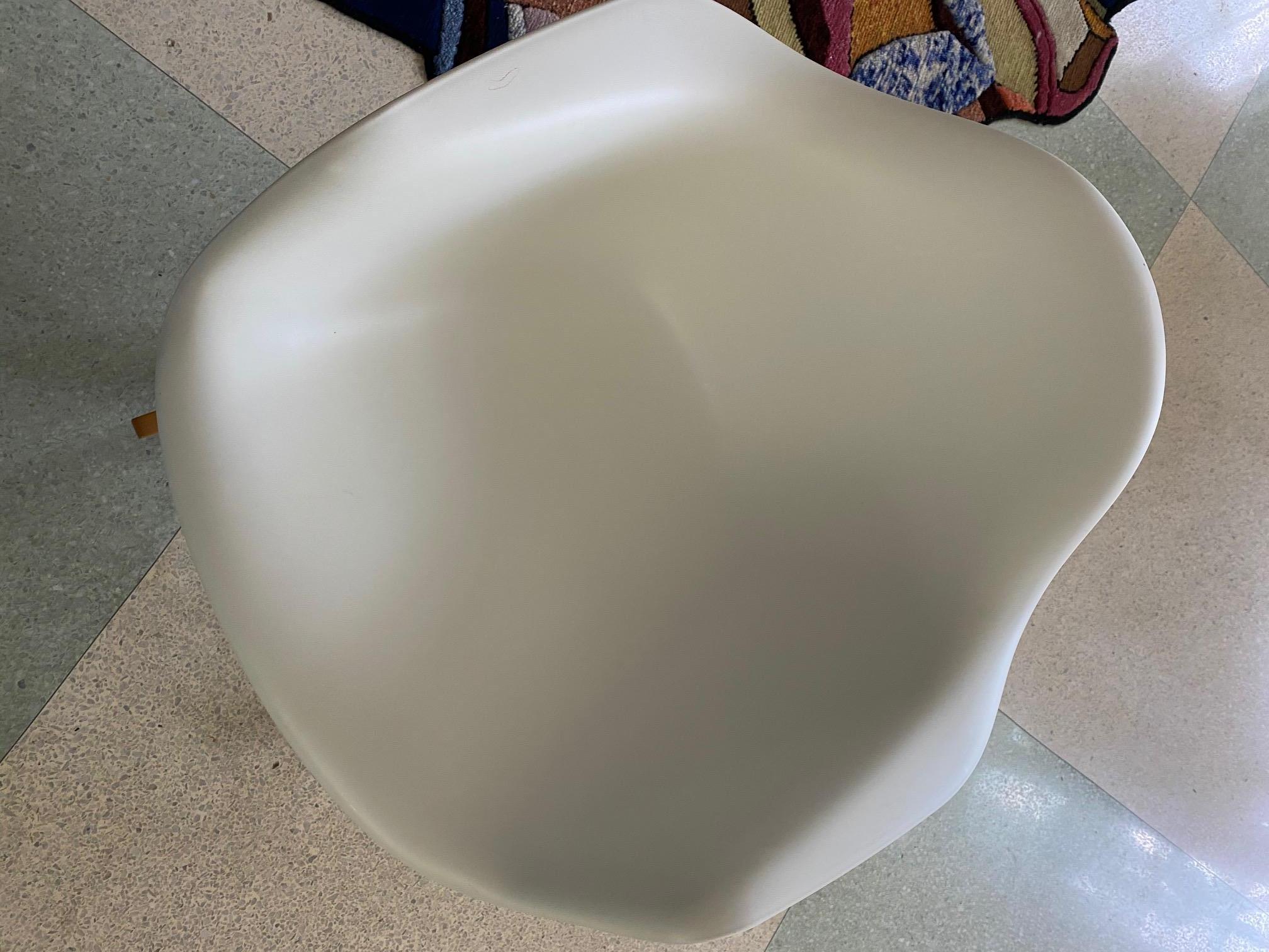 Plastic Eames Molded Armchair, Rocker Base designed by Charles and Ray Eames