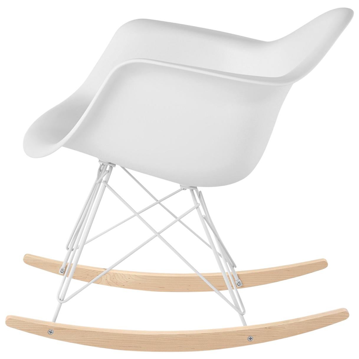 Eames Molded Armchair, Rocker Base designed by Charles and Ray Eames