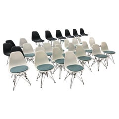 Pad de siège de chaise latérale en plastique moulé Eames, chaises Herman Miller, grande quantité