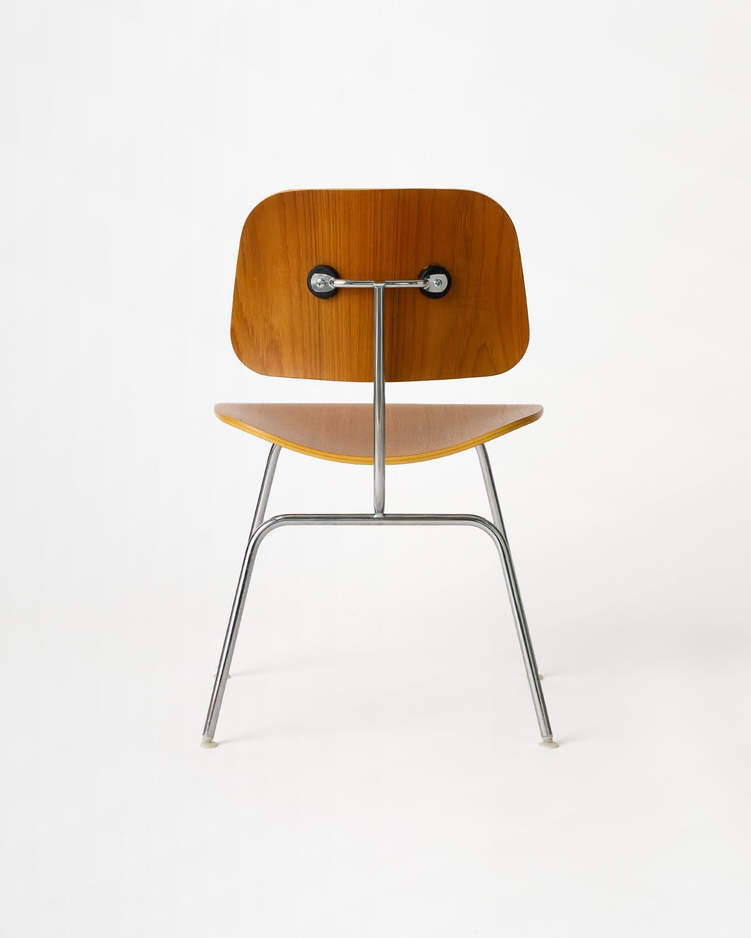 Eames Molded Plywood Dcm in Oak by Charles & Ray Eames for Herman Miller 2