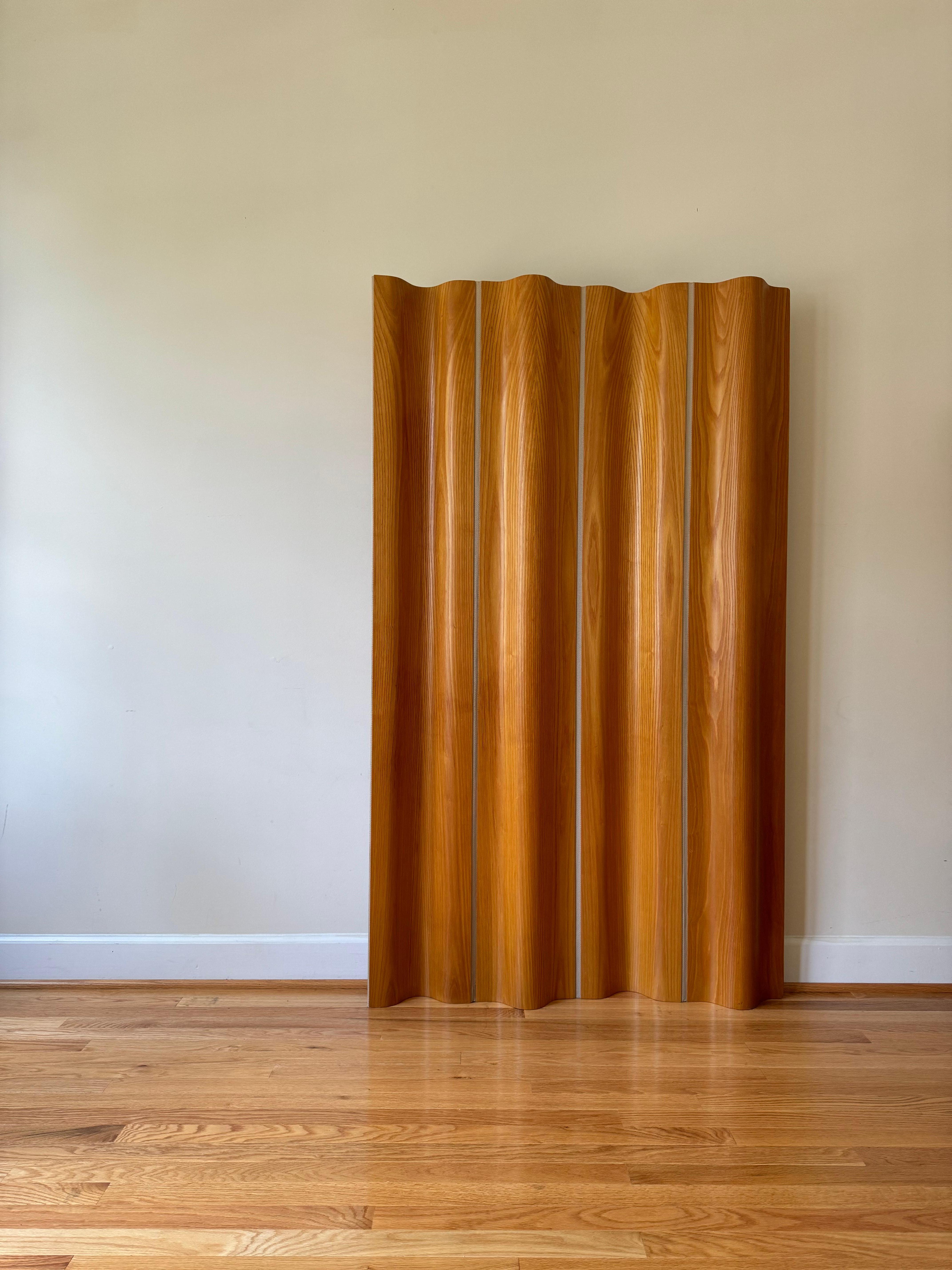 American Eames Molded Plywood Folding Screen by Charles and Ray Eames for Herman Miller