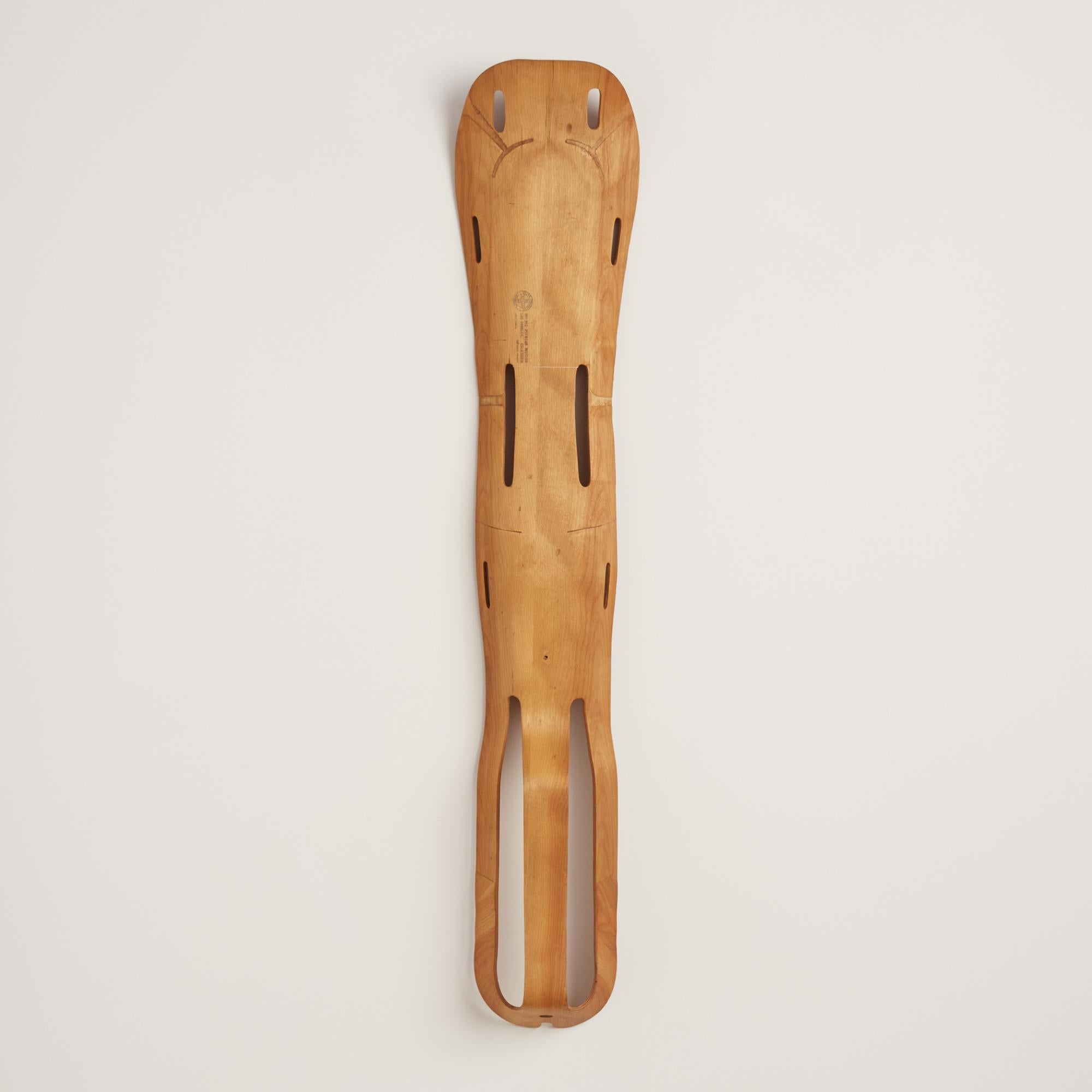 Modern Eames Molded Plywood Leg Splint for Evans Products