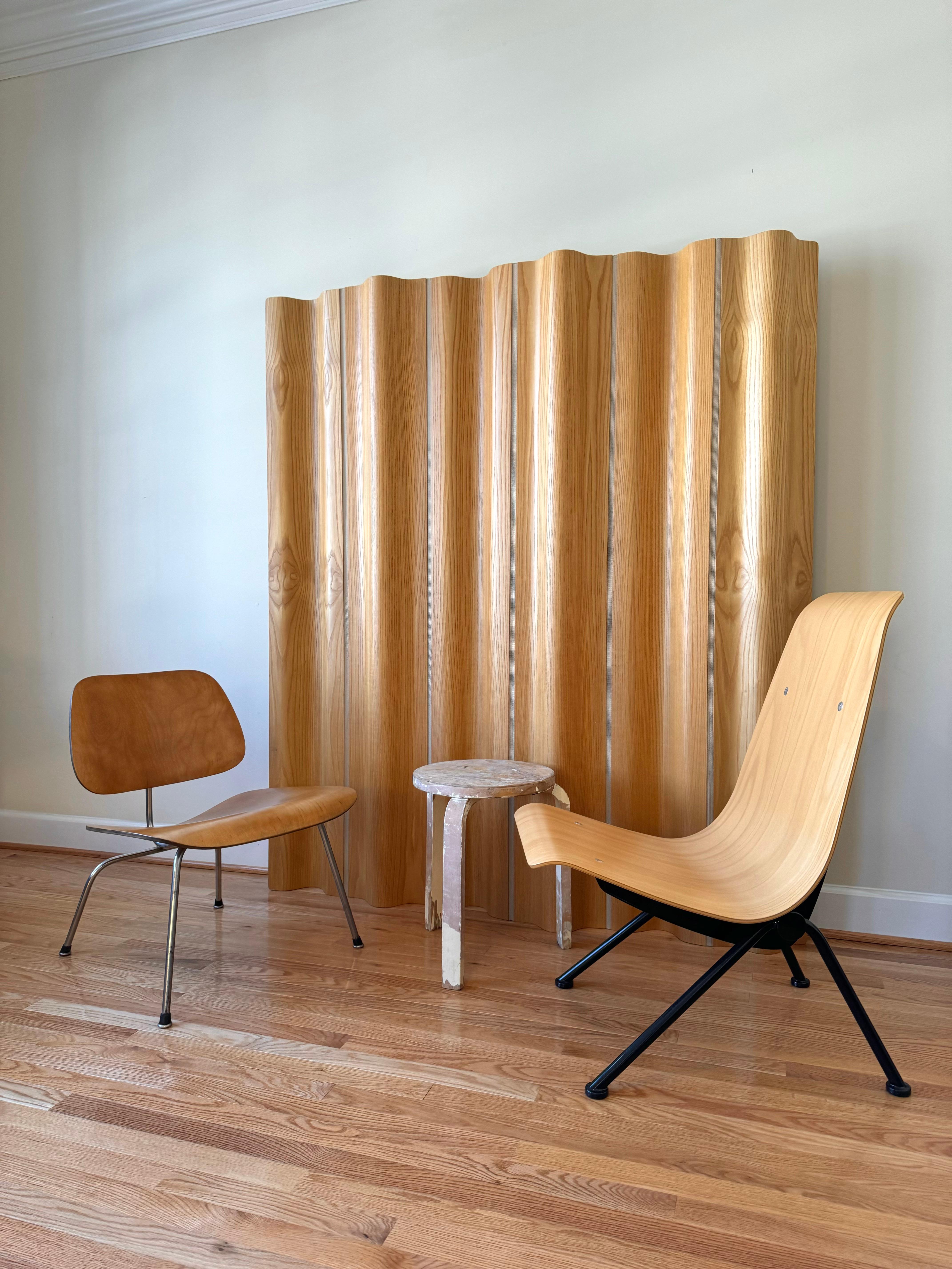 Eames Molded Plywood Lounge Chair Metallgestell (LCM), 1950er Jahre im Angebot 12