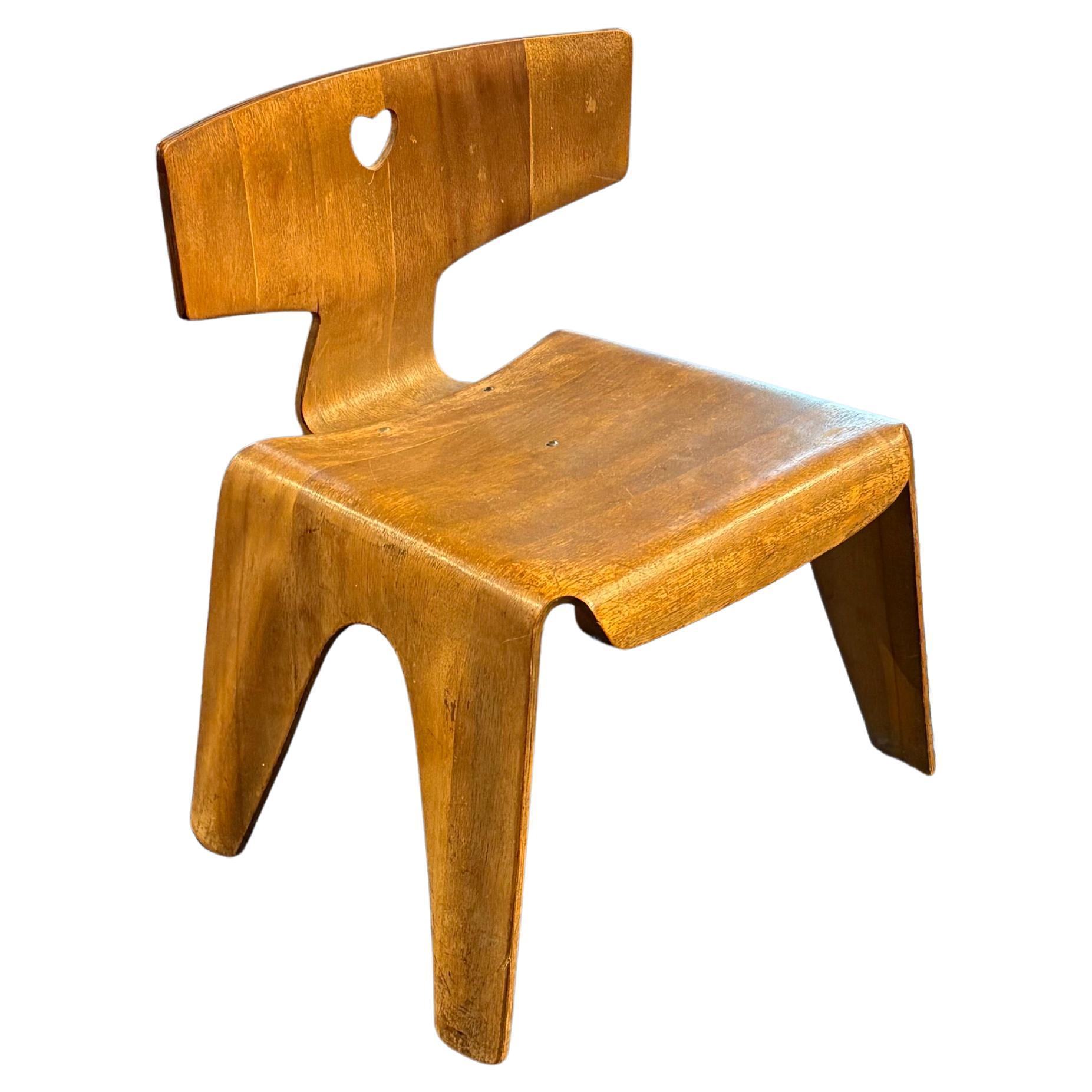 Eames Nested Childs Chair by Evans Molded Plywood Company For Sale