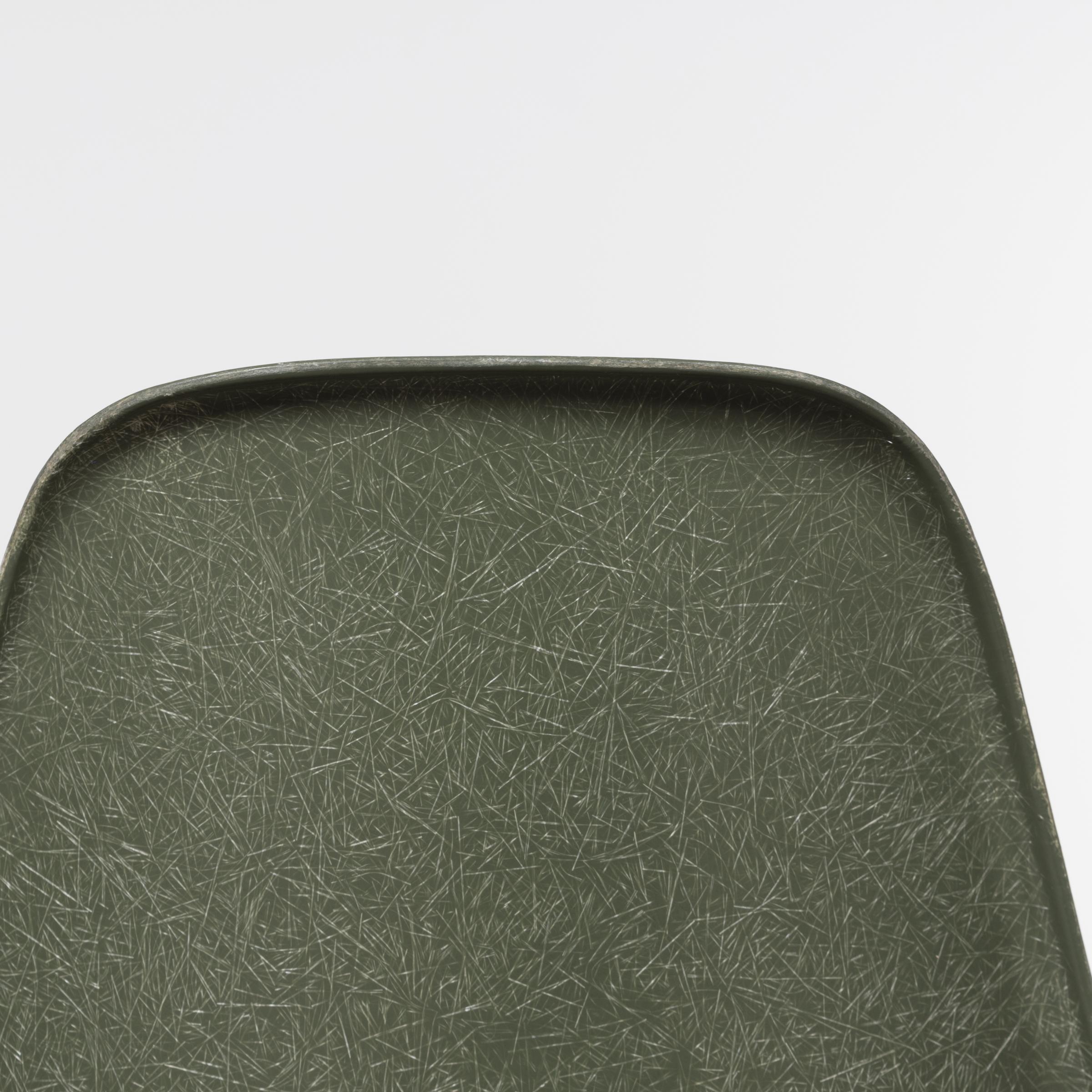 Eames Olive Green Dark DSX dining chair for Herman Miller 3