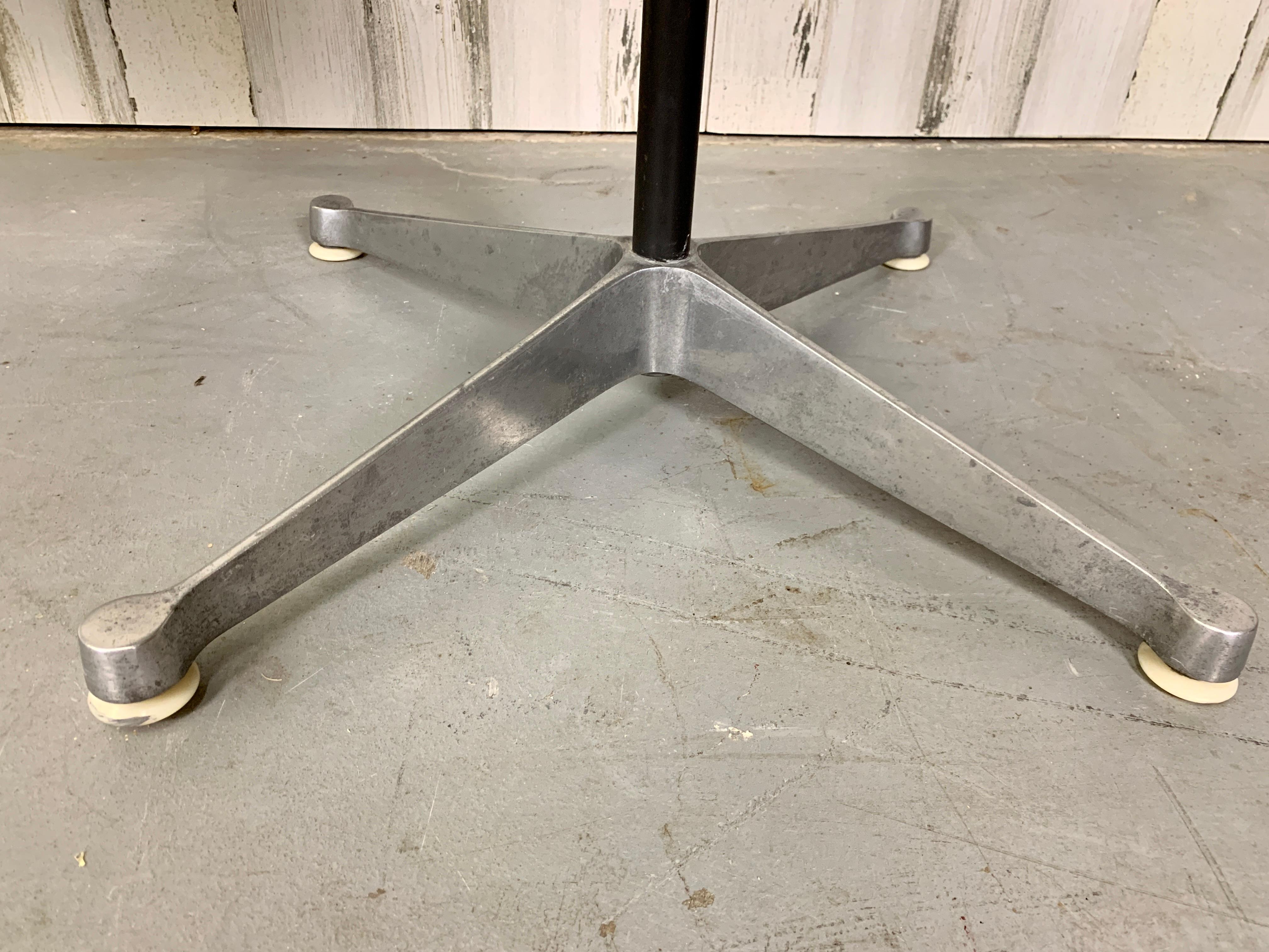 Eames Padded Swivel Armchair Fiberglass Shell & Aluminum Base 6