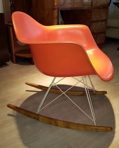 Eames RAR Herman Miller Zenith Rope Edge Rocking Chair Midcentury Masterpiece