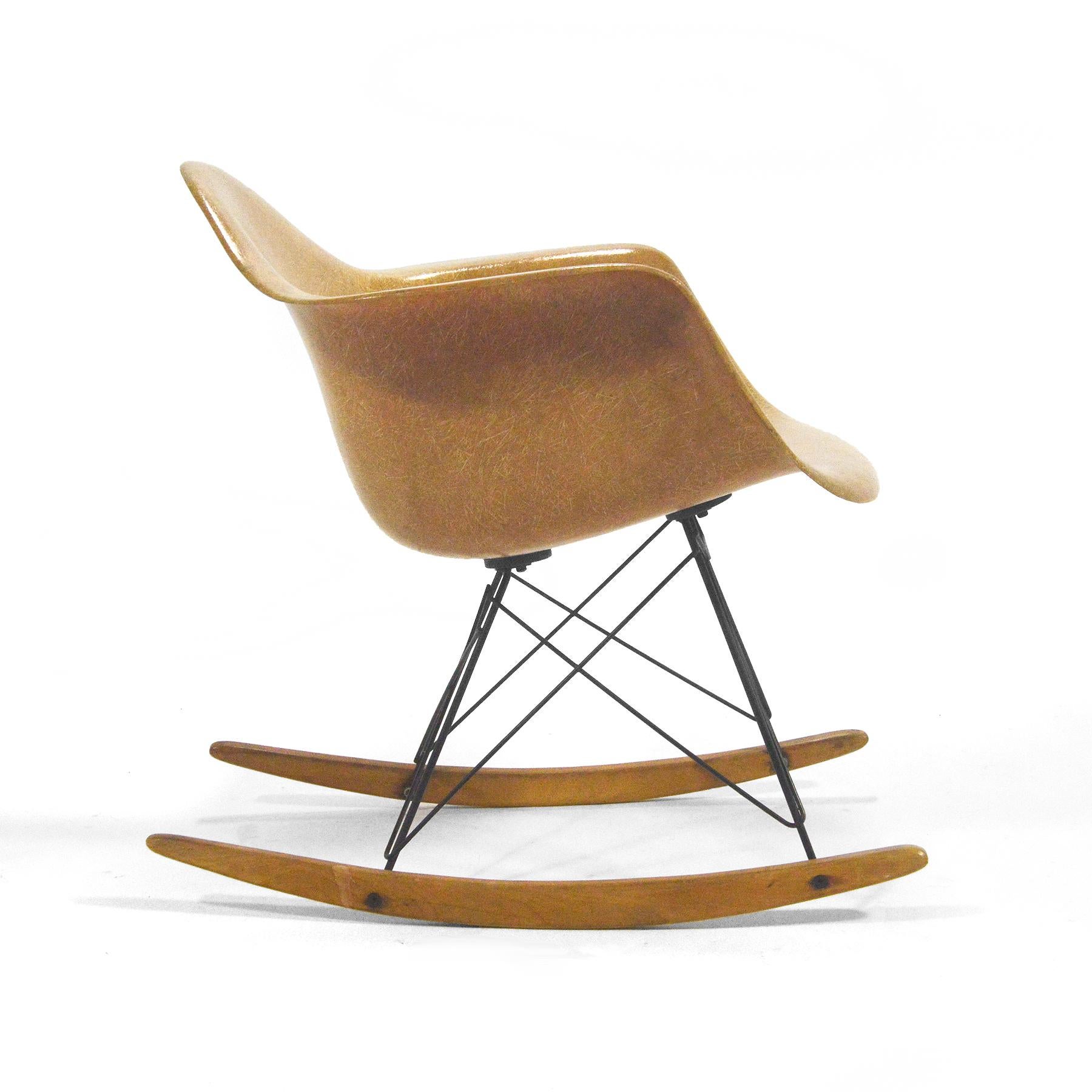 Iron Eames RAR Rocking Chair by Zenith for Herman Miller For Sale