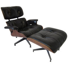 Eames Rosewood 670 Lounge Chair / Ottoman for Herman Miller