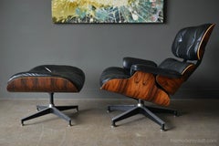Eames Rosewood Lounge Chair and Ottoman, circa 1971