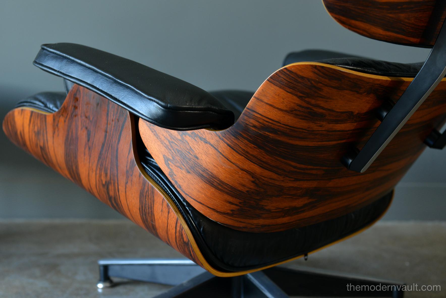 Eames Rosewood Lounge Chair and Ottoman, circa 1971 1