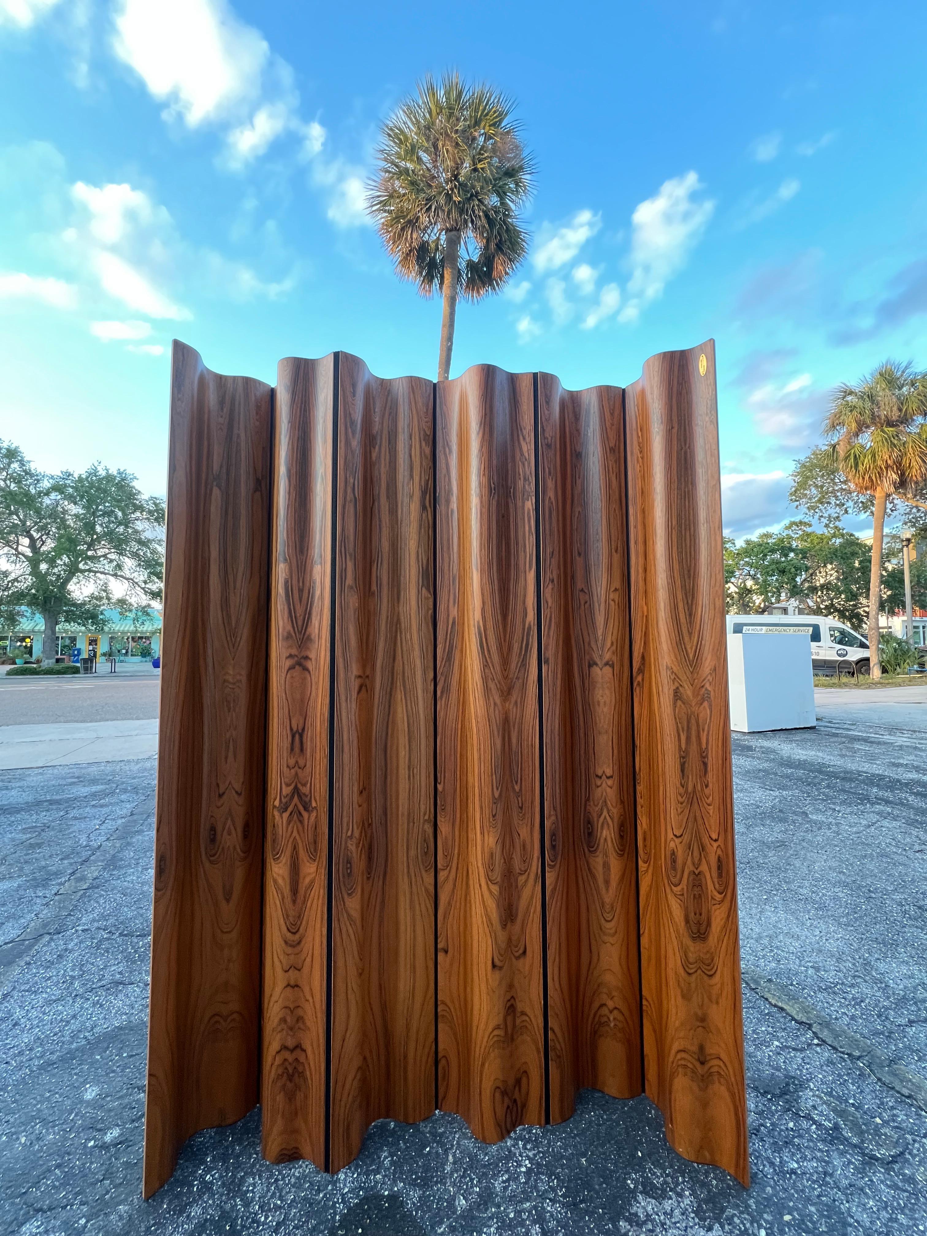 Eames Rosewood Screen/Room Divider FSW-6 1996 edition For Sale 7