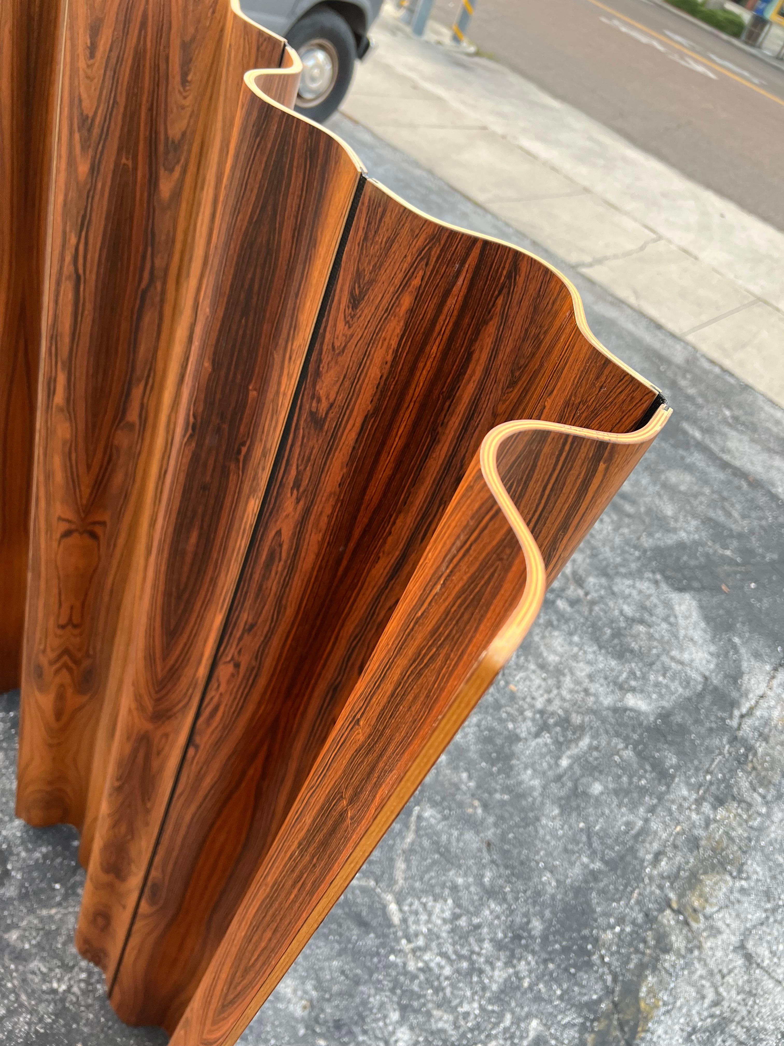 Eames Rosewood Screen/Room Divider FSW-6 1996 edition For Sale 9