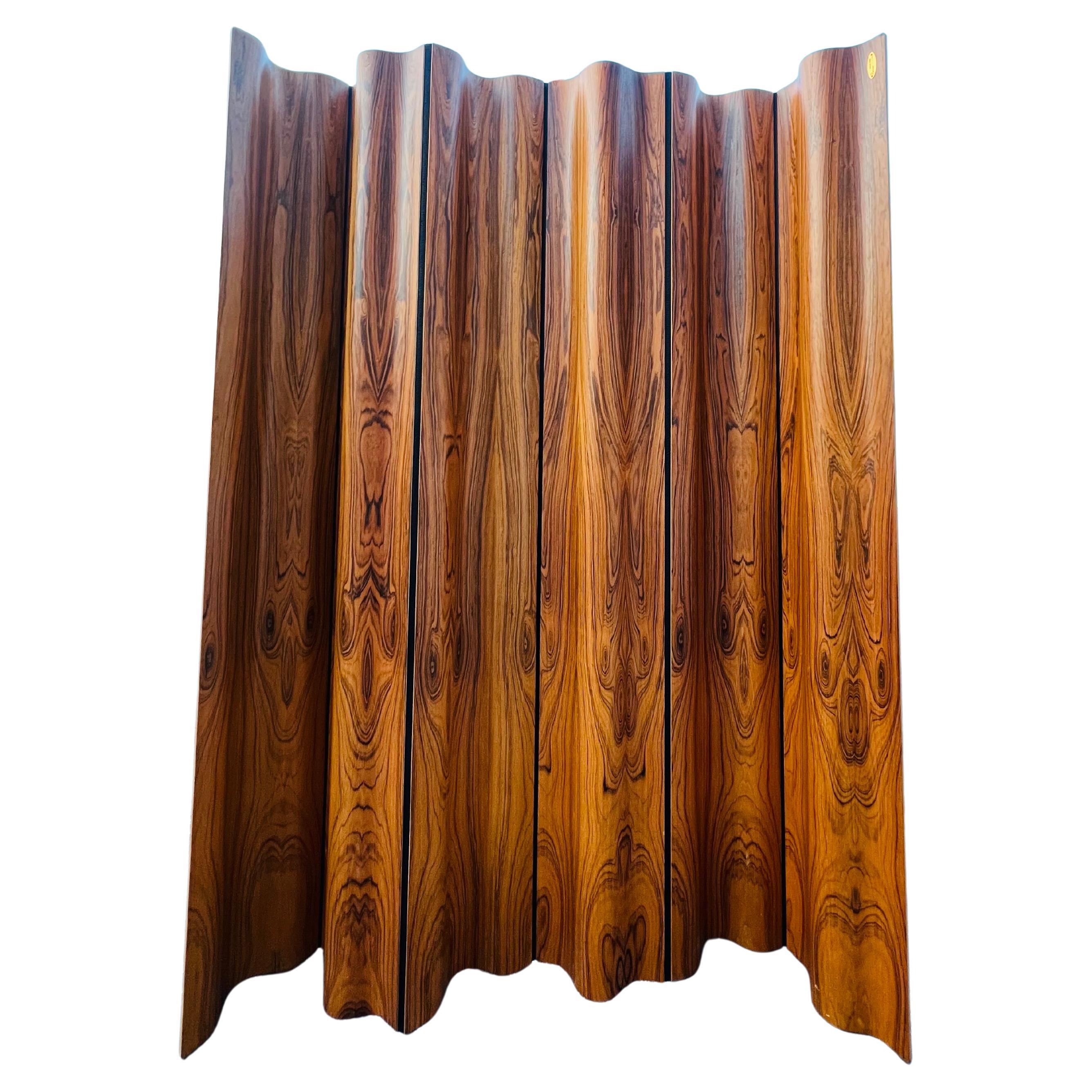 Eames Rosewood Screen/Room Divider FSW-6 1996 edition For Sale