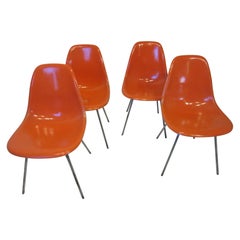 Eames Scoop Dining Side Chairs for Herman Miller