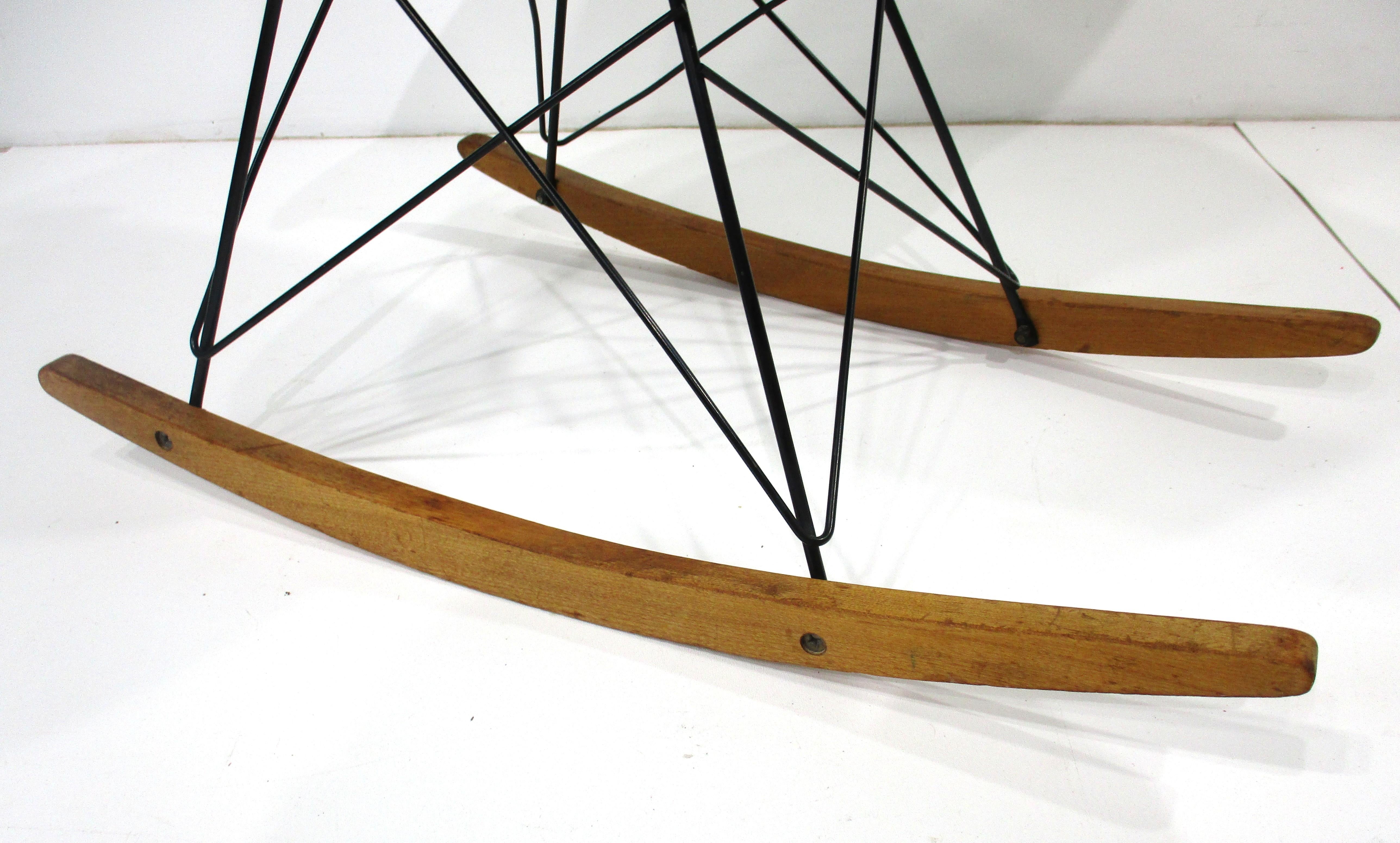 Eames Seafoam Rocking Chair for Herman Miller 2