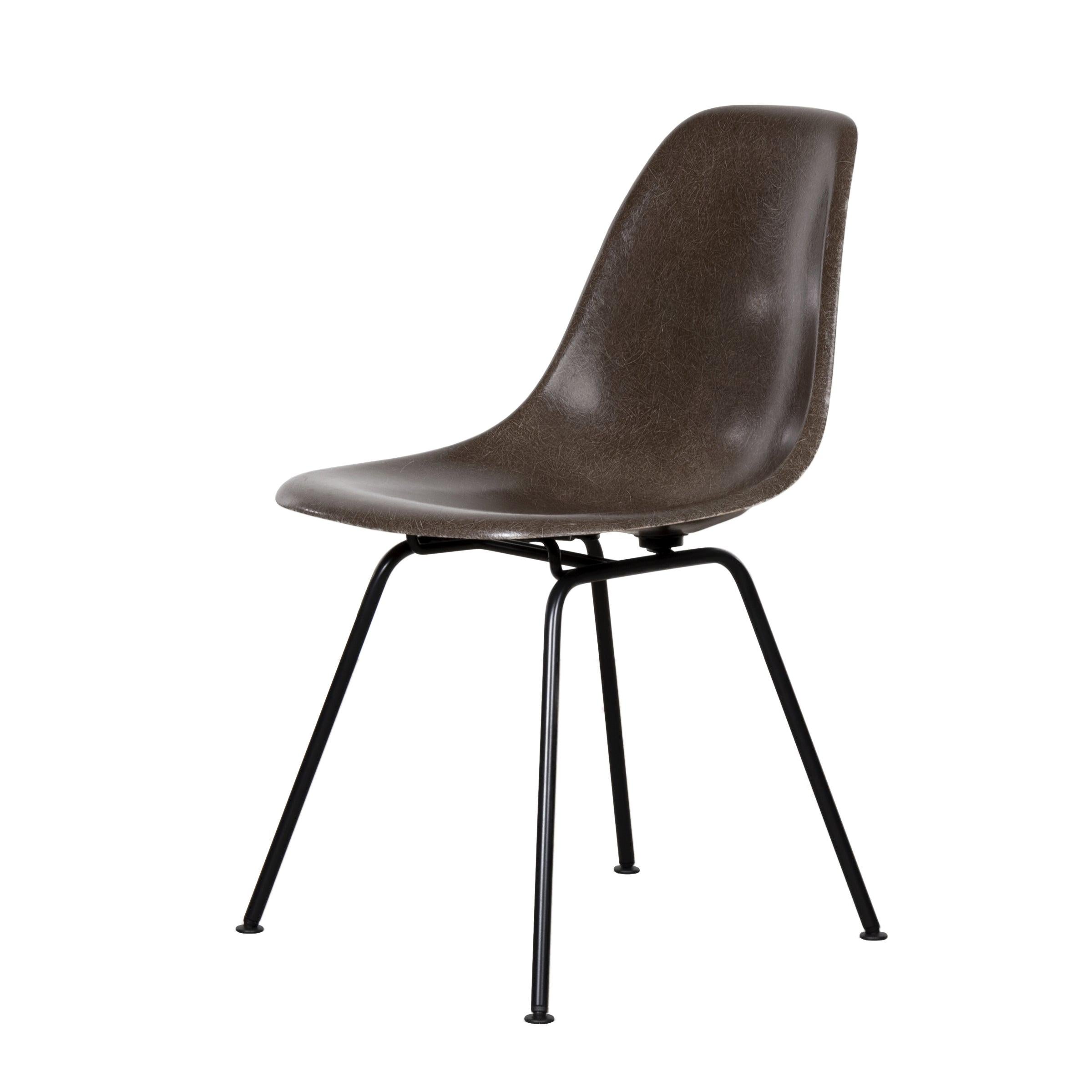 Eames Seal Brown DSX Dining Chair for Herman Miller