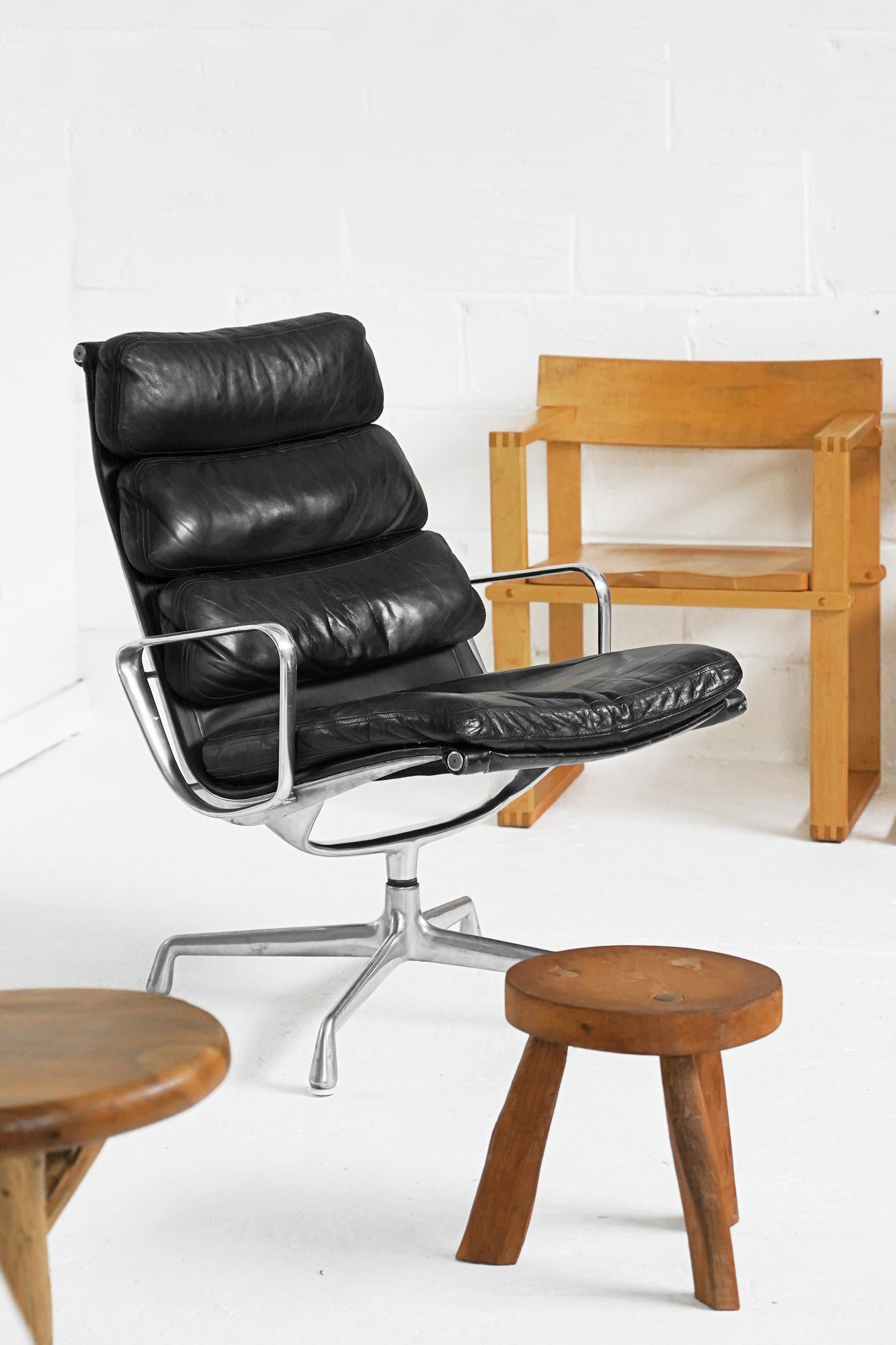 Eames Soft Pad Lounge Chair by Charles and Ray Eames for Herman Miller 8