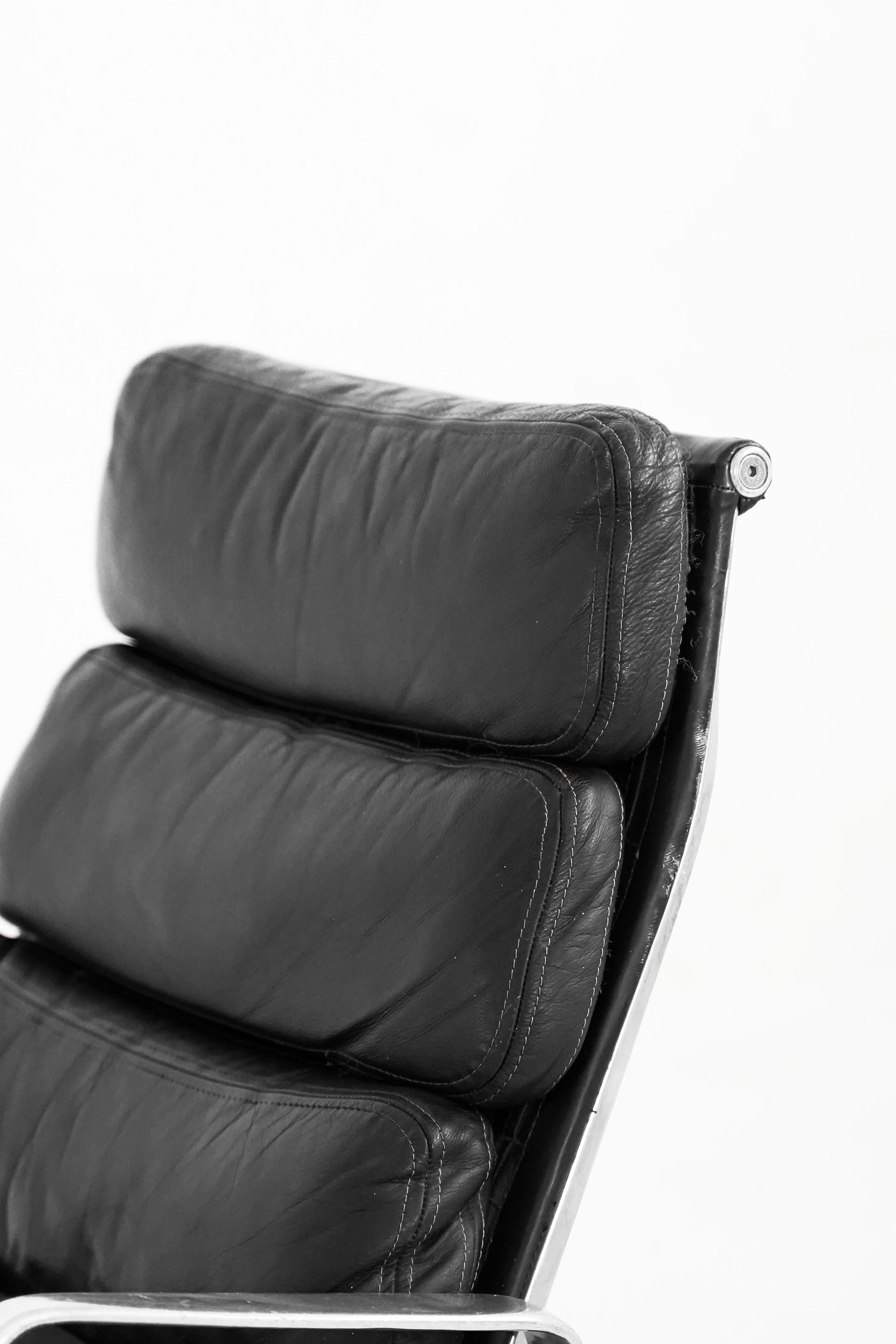 American Eames Soft Pad Lounge Chair by Charles and Ray Eames for Herman Miller