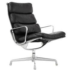 Vintage Eames Soft Pad Lounge Chair by Charles and Ray Eames for Herman Miller