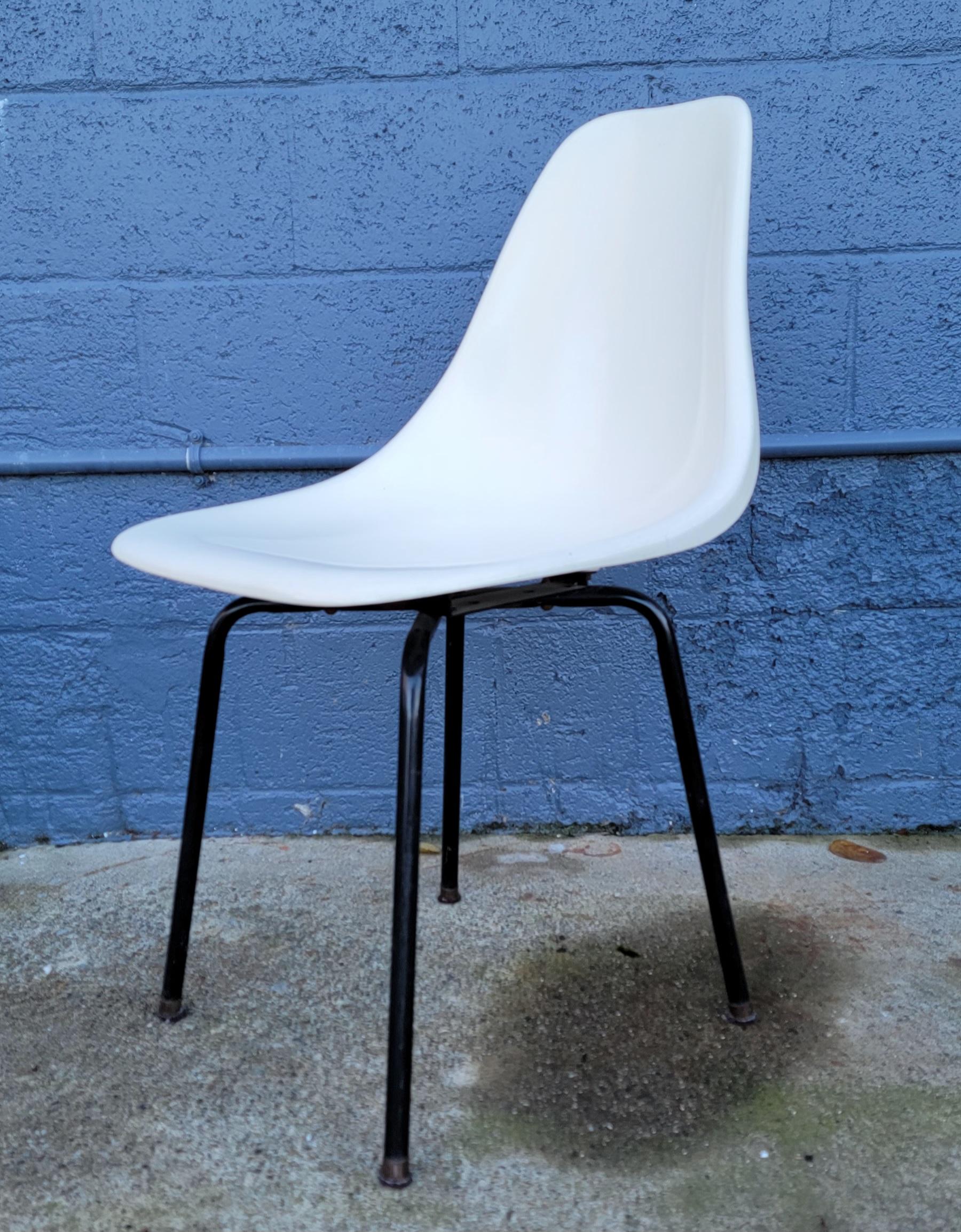 American Eames Style Formed Fiberglass Dining Chairs 1960's