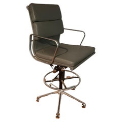 Eames Style Soft Pad Drafting Chair - 