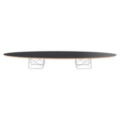 Eames "Surfboard" Cocktail Table with Elliptical Rod Base Herman Miller with COA