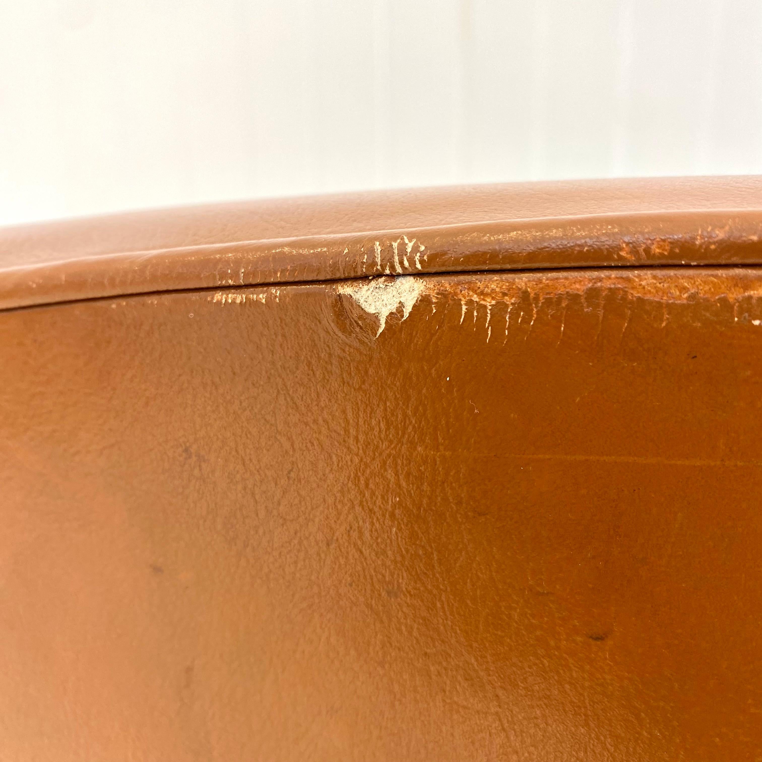 Eames Time Life Chair aus Butterscotch-Leder für Herman Miller, 1977 USA 4