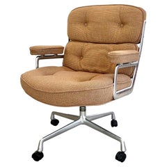 Eames Time Life Chair in Tan Burlap for Herman Miller, 1984 USA