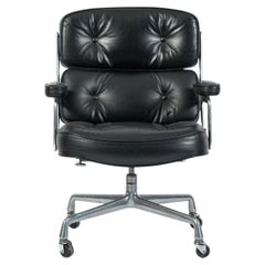 Eames Time Life Executive Chair Herman Miller Black Leather Office Chair 1981