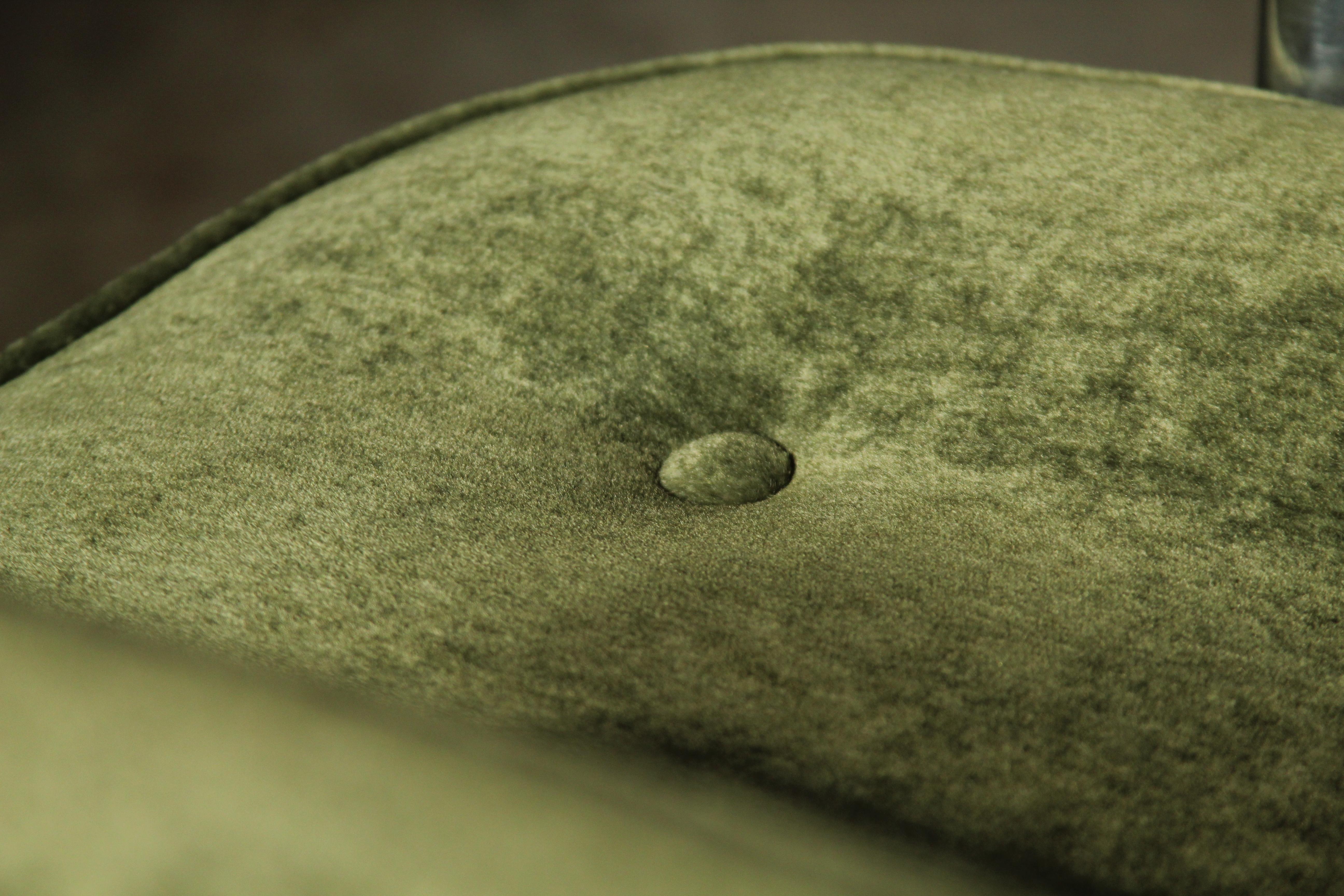 Eames Time Life Executive Chair in Green Mohair, 1970s 12