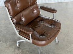 Eames Time-Life Executive Desk Chair - Herman Miller - Brown Leather - 1970s