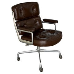 Eames Time-Life Executive Desk Chair - Herman Miller - Brown Leather - 1970s
