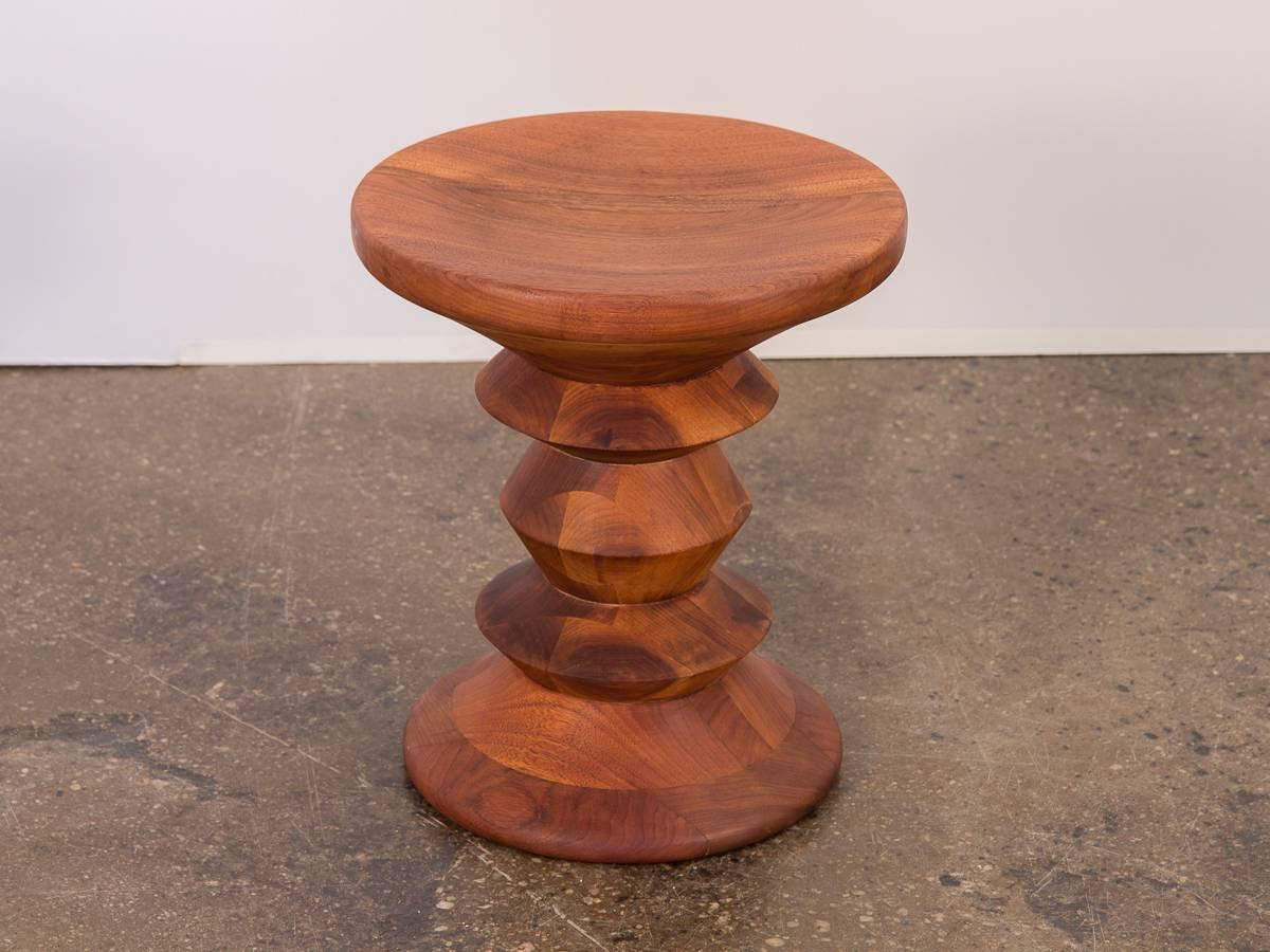 Original first issue, Eames time life walnut stool 