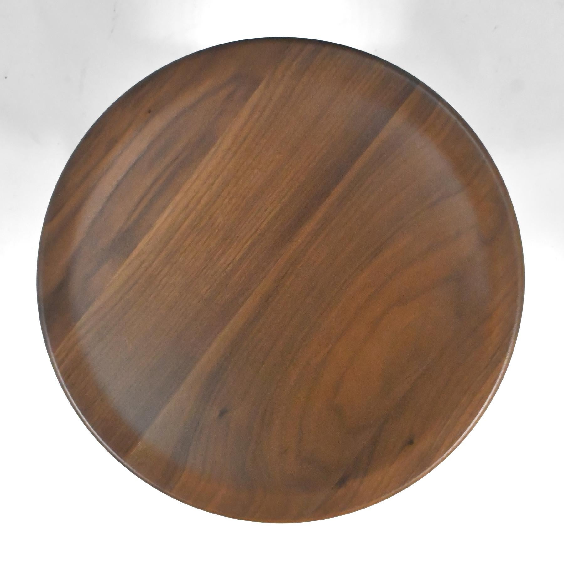 Mid-20th Century Eames Time-Life Walnut Stool by Herman Miller