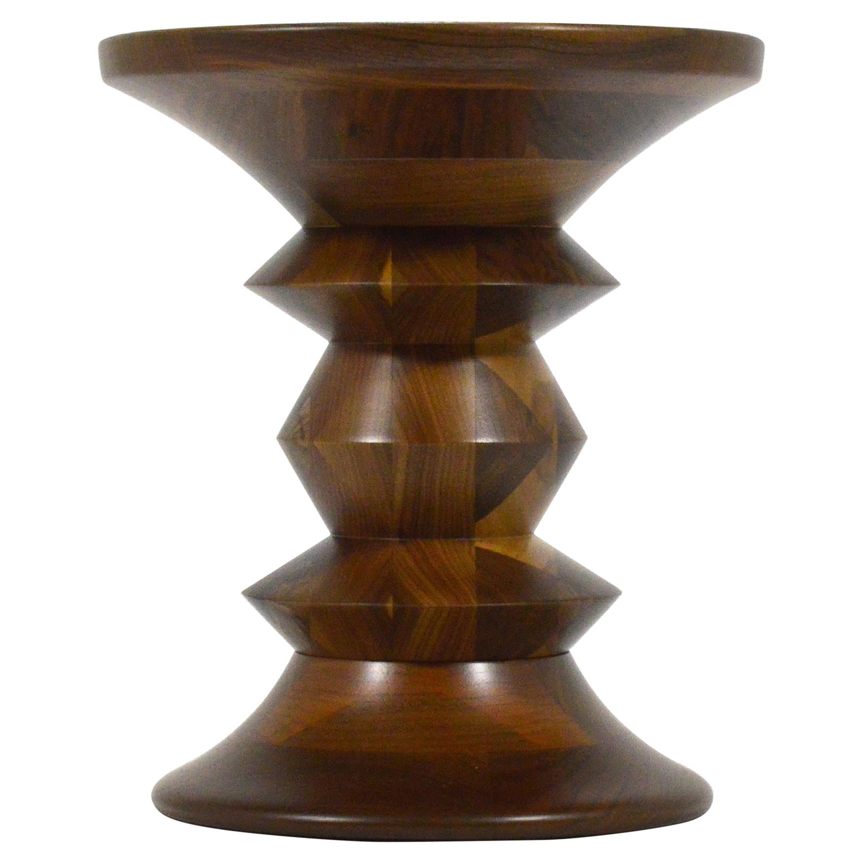 Eames Time-Life Walnut Stool by Herman Miller