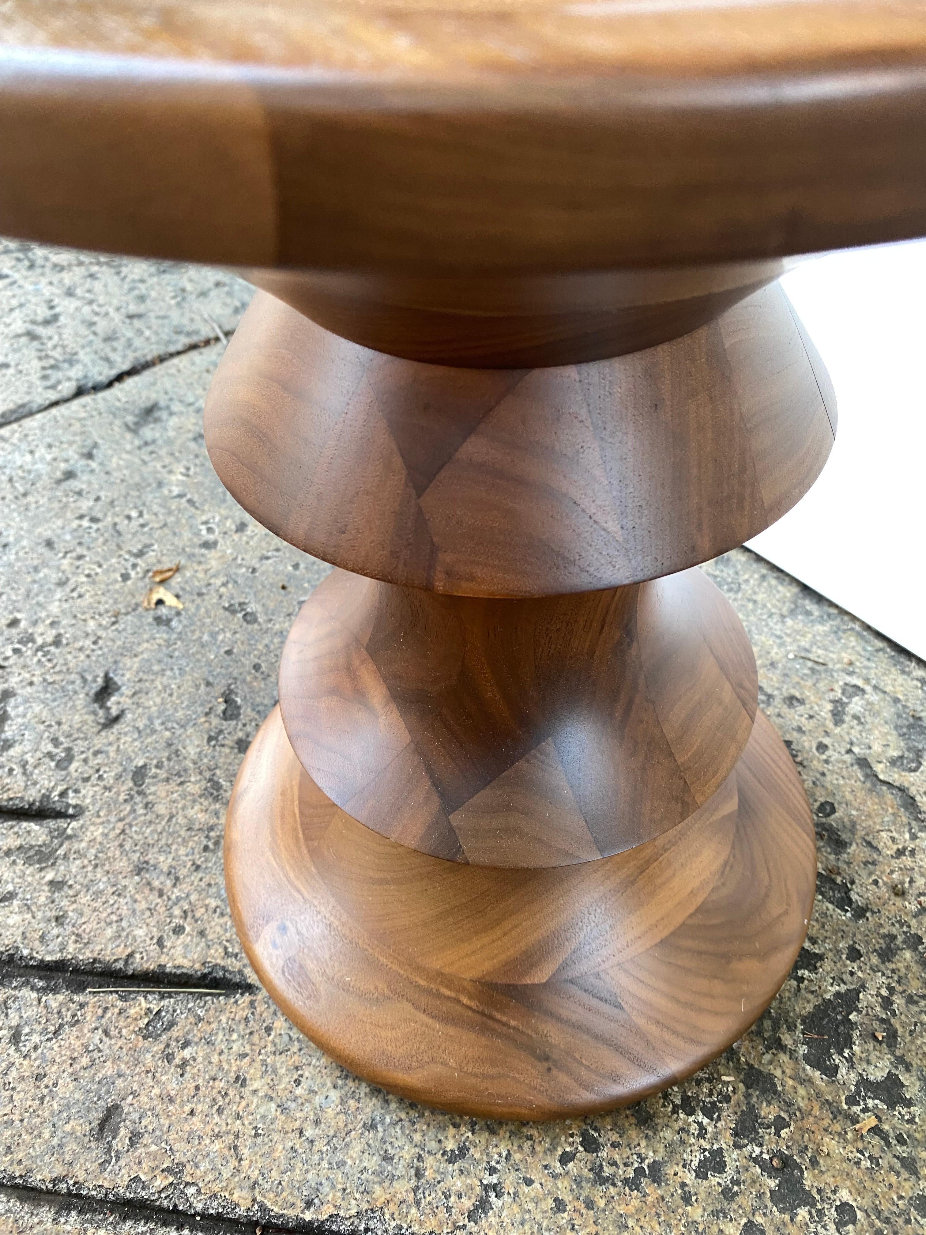 Eames Time Life Walnut Stool Model C 1