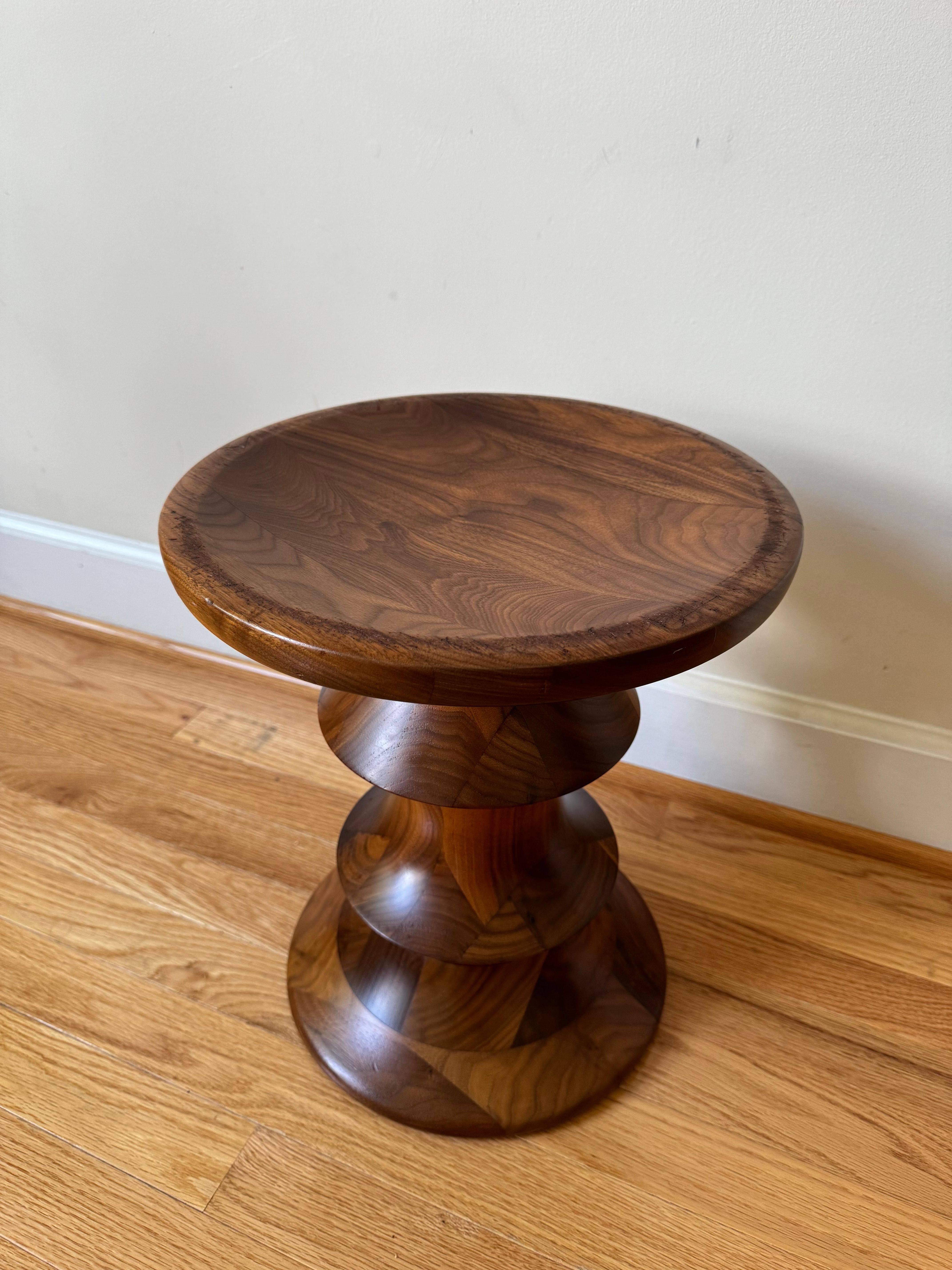 Mid-20th Century Eames Turned Stool (Time Life Stool) by Ray Eames for Herman Miller