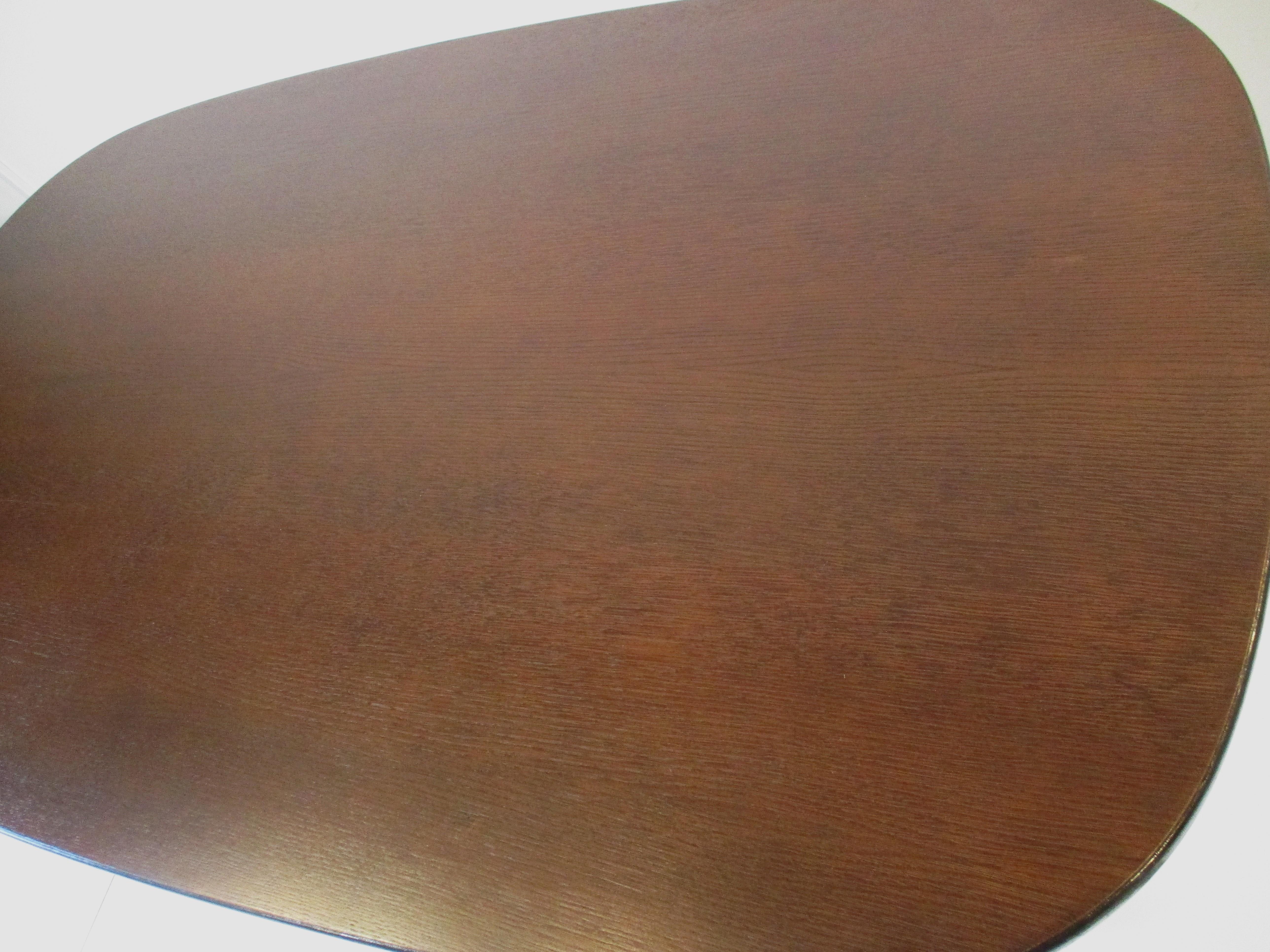 Eames Walnut Aluminum Group Dining Table by Herman Miller For Sale 2