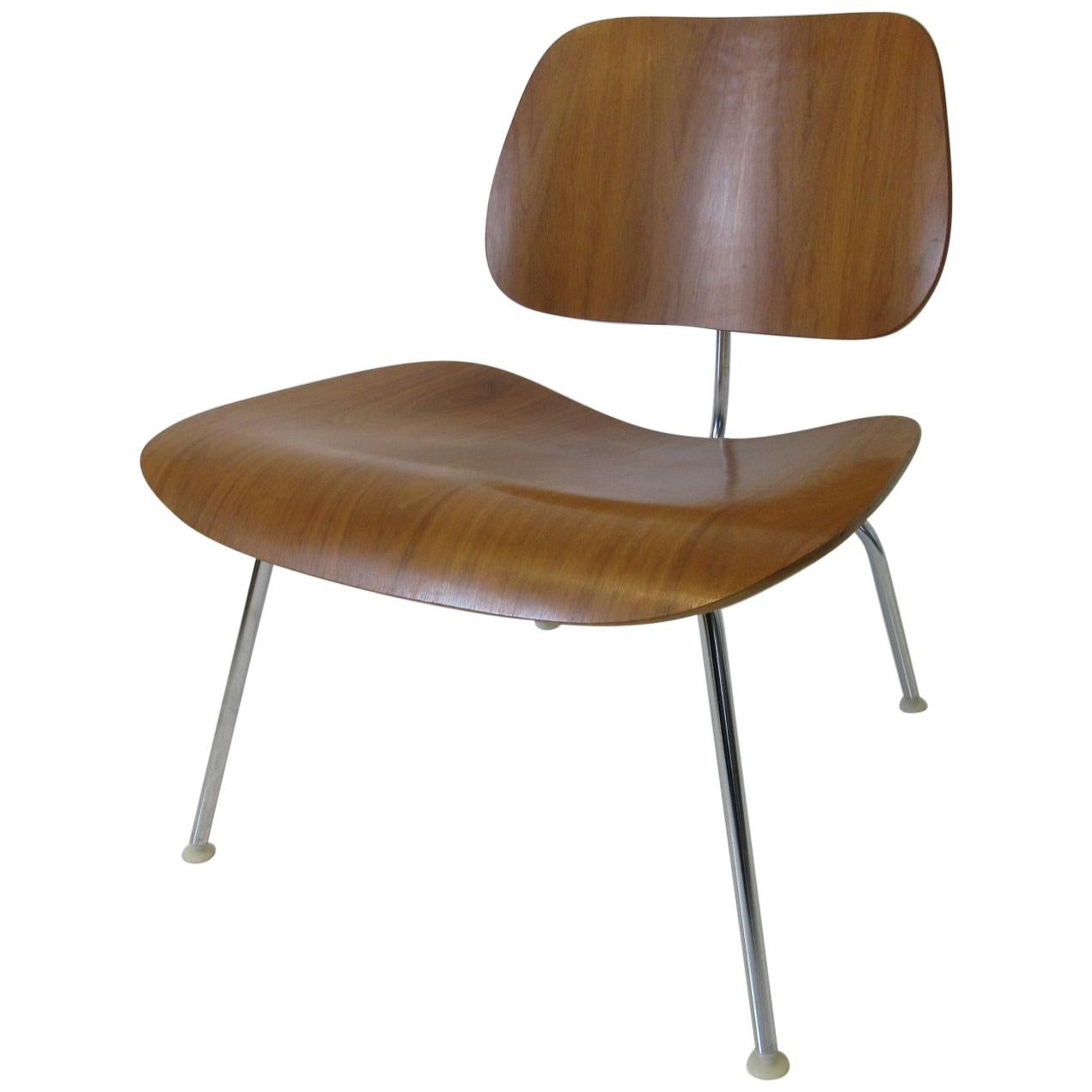 Eames Walnut / Chrome LCM 'Lounge Chair Metal' for Herman Miller 'B'
