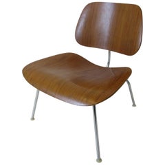 Eames Walnut LCM Lounge Chair with Chrome Frame for Herman Miller 'A'