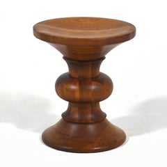 Eames Walnut Time-Life Stool by Herman Miller 1965