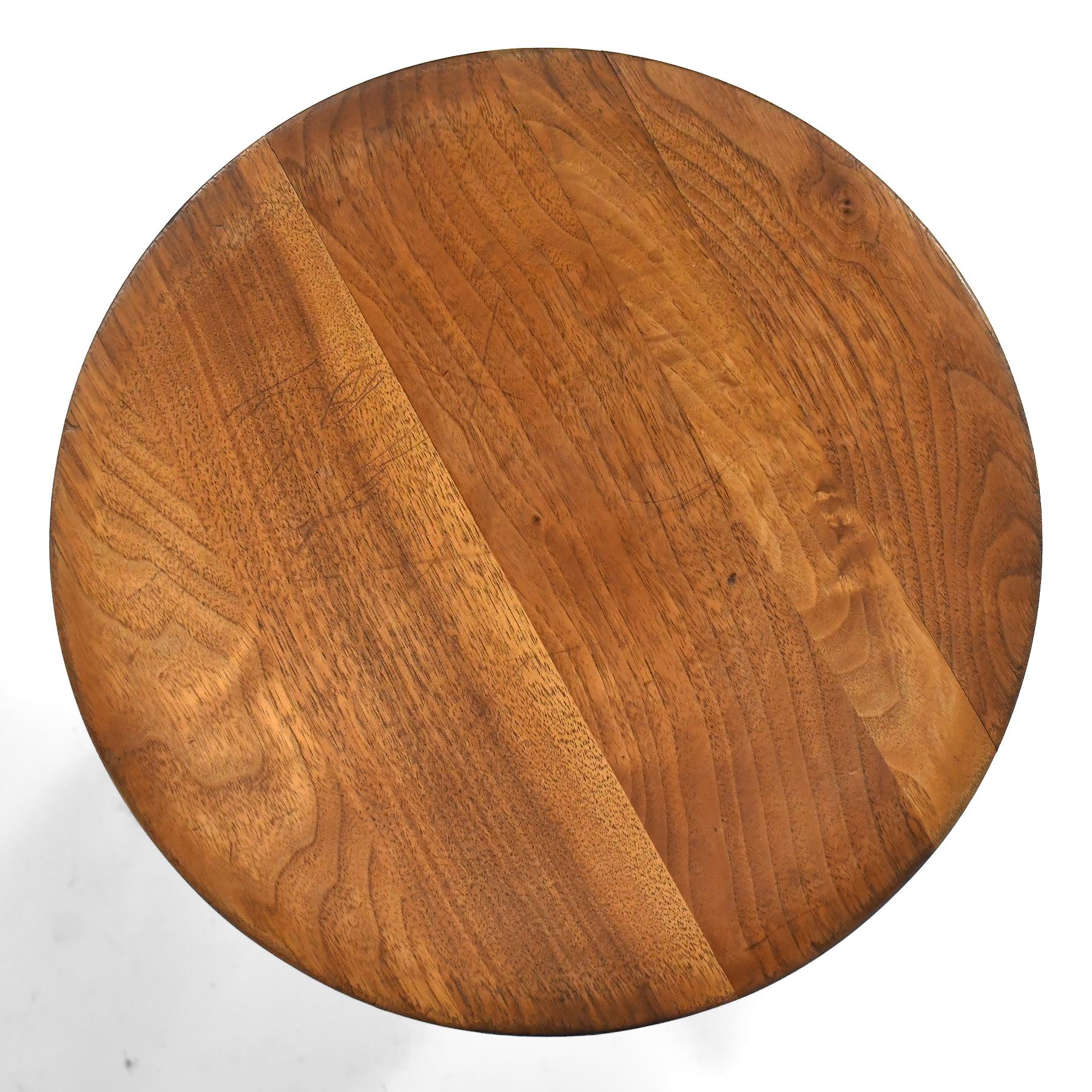 Eames Walnut Time-Life Stool by Herman Miller 1965 For Sale 3