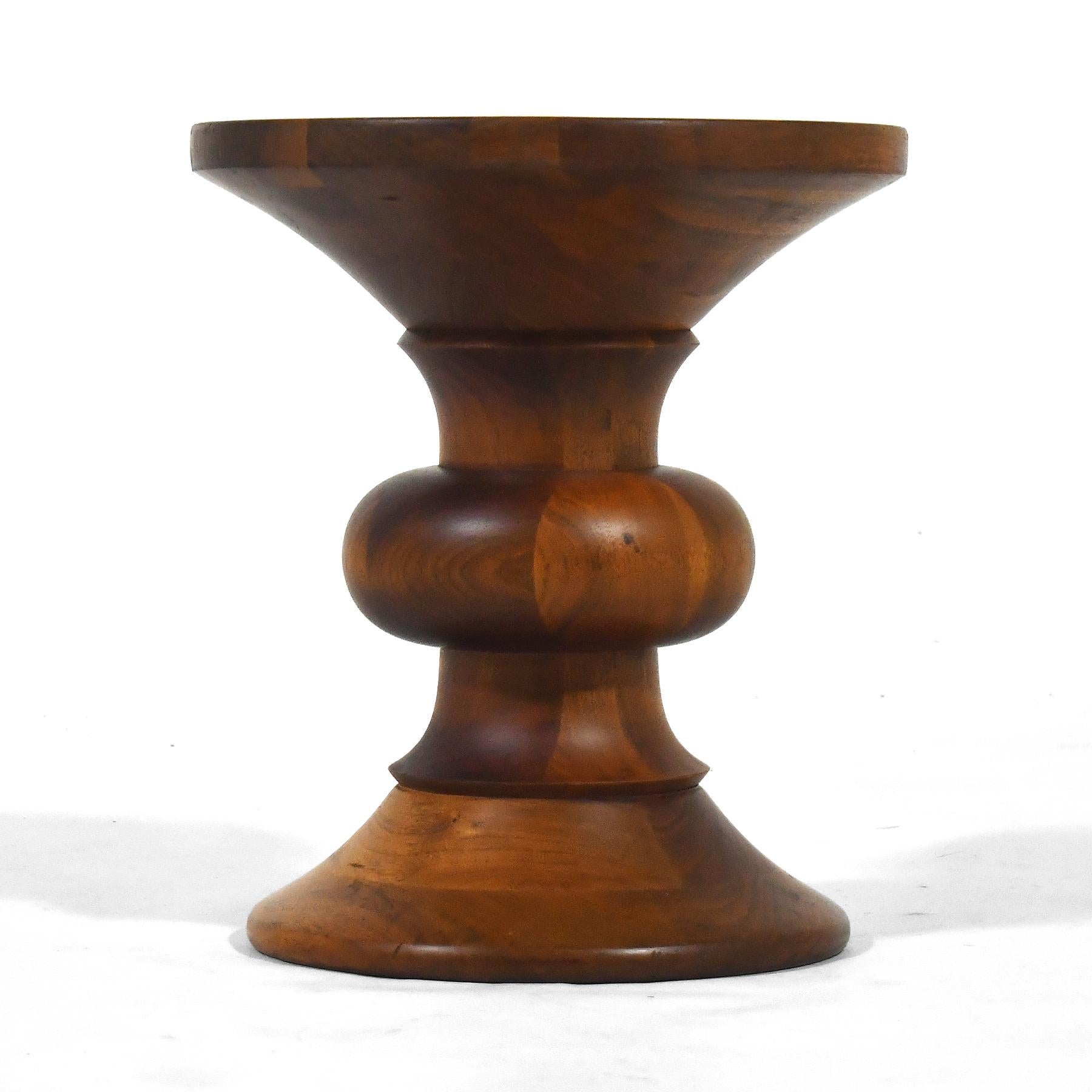 Eames Walnut Time-Life Stool by Herman Miller 1965 For Sale 4