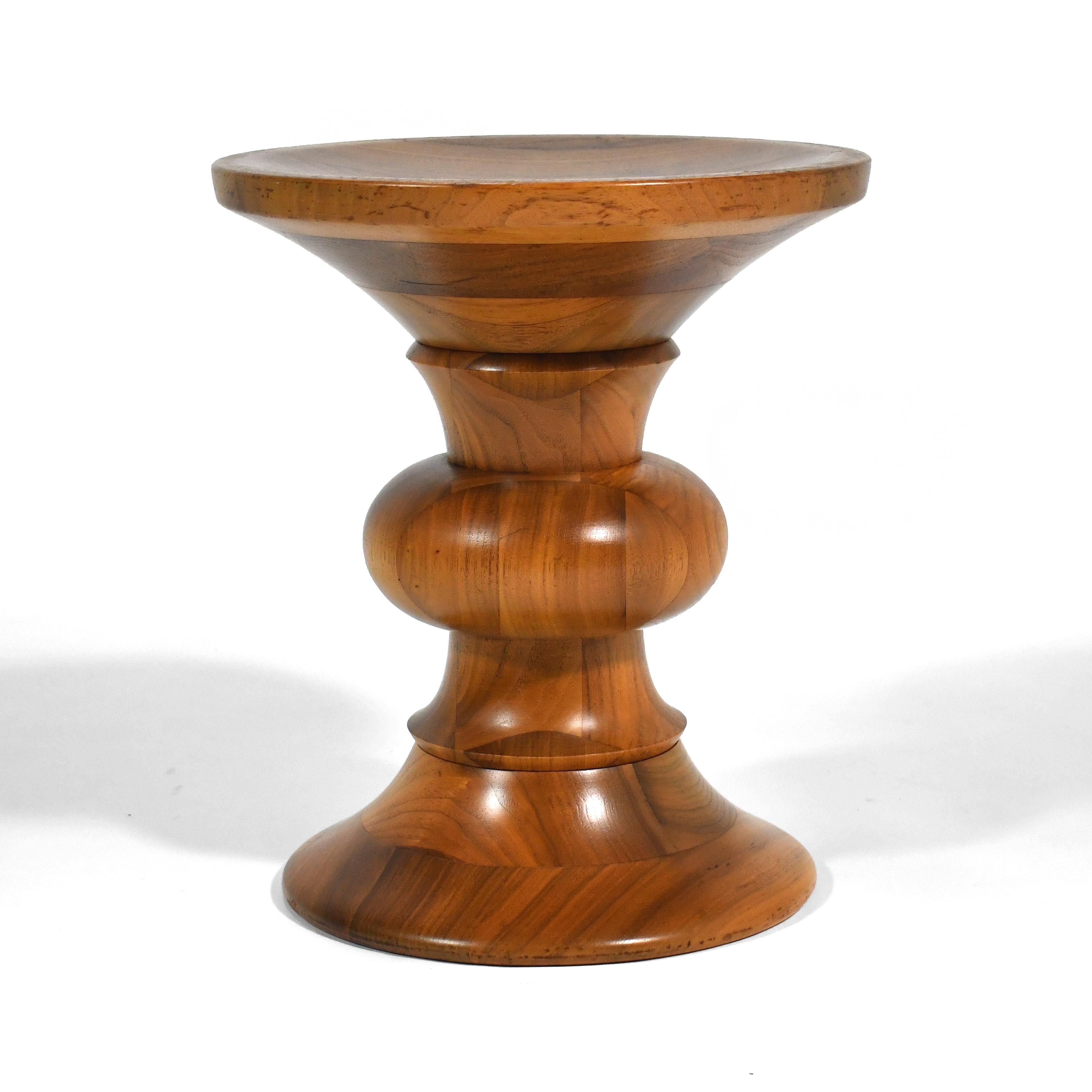 Late 20th Century Eames Walnut Time-Life Stools by Herman Miller