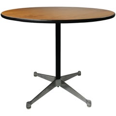 Eames Wood Aluminum Group Table for Herman Miller