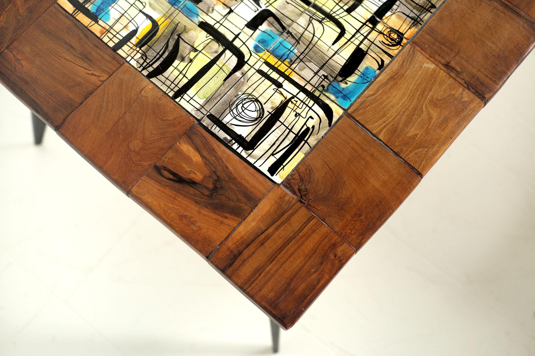 Jean de Lespinasse (1896-1979), unique duo of coffee tables, France 1950 For Sale 3