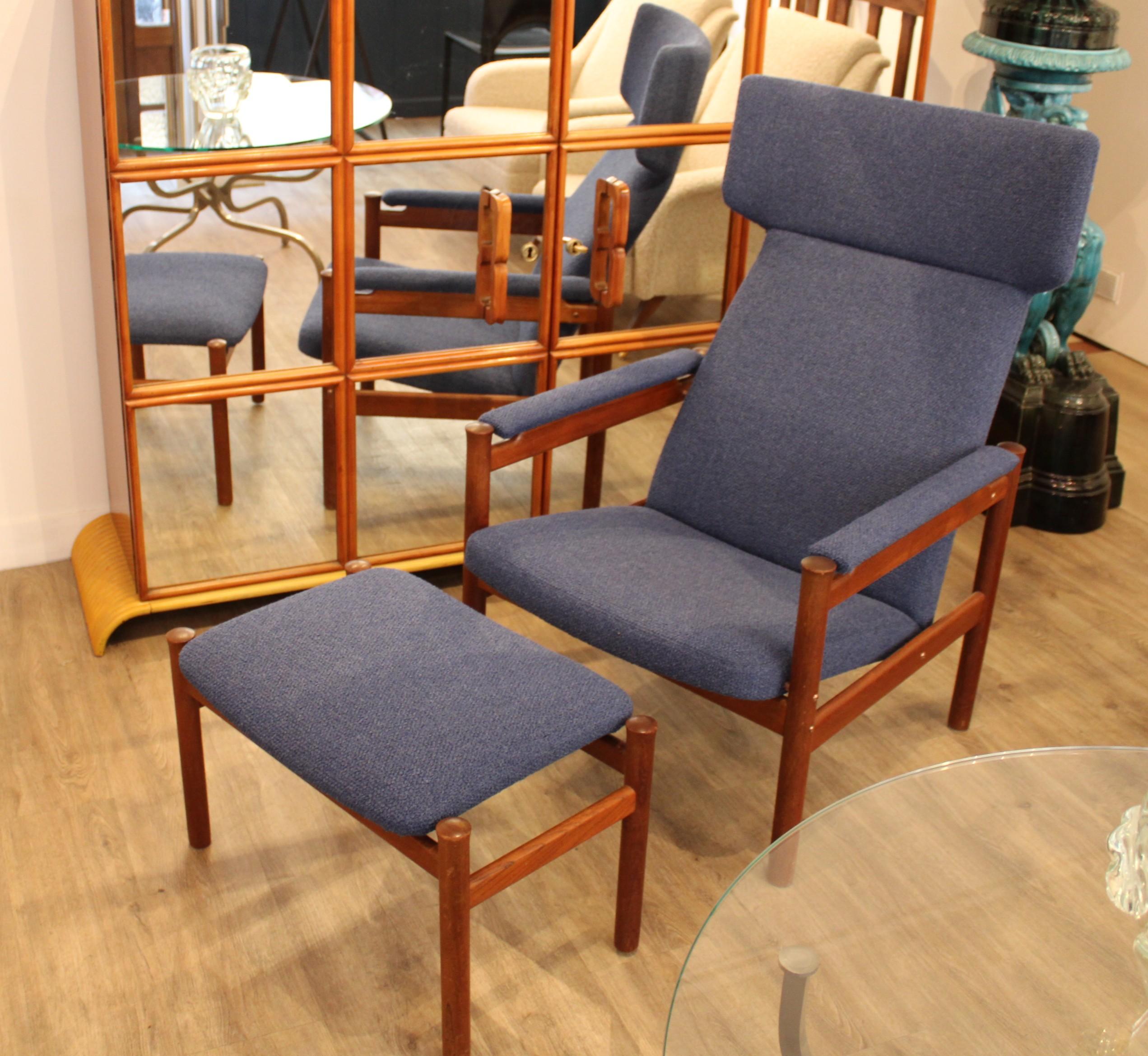 Milieu du XXe siècle Chaise à oreille Modèle 4365, Soren pour Fritz Hansen, vers 1960 en vente